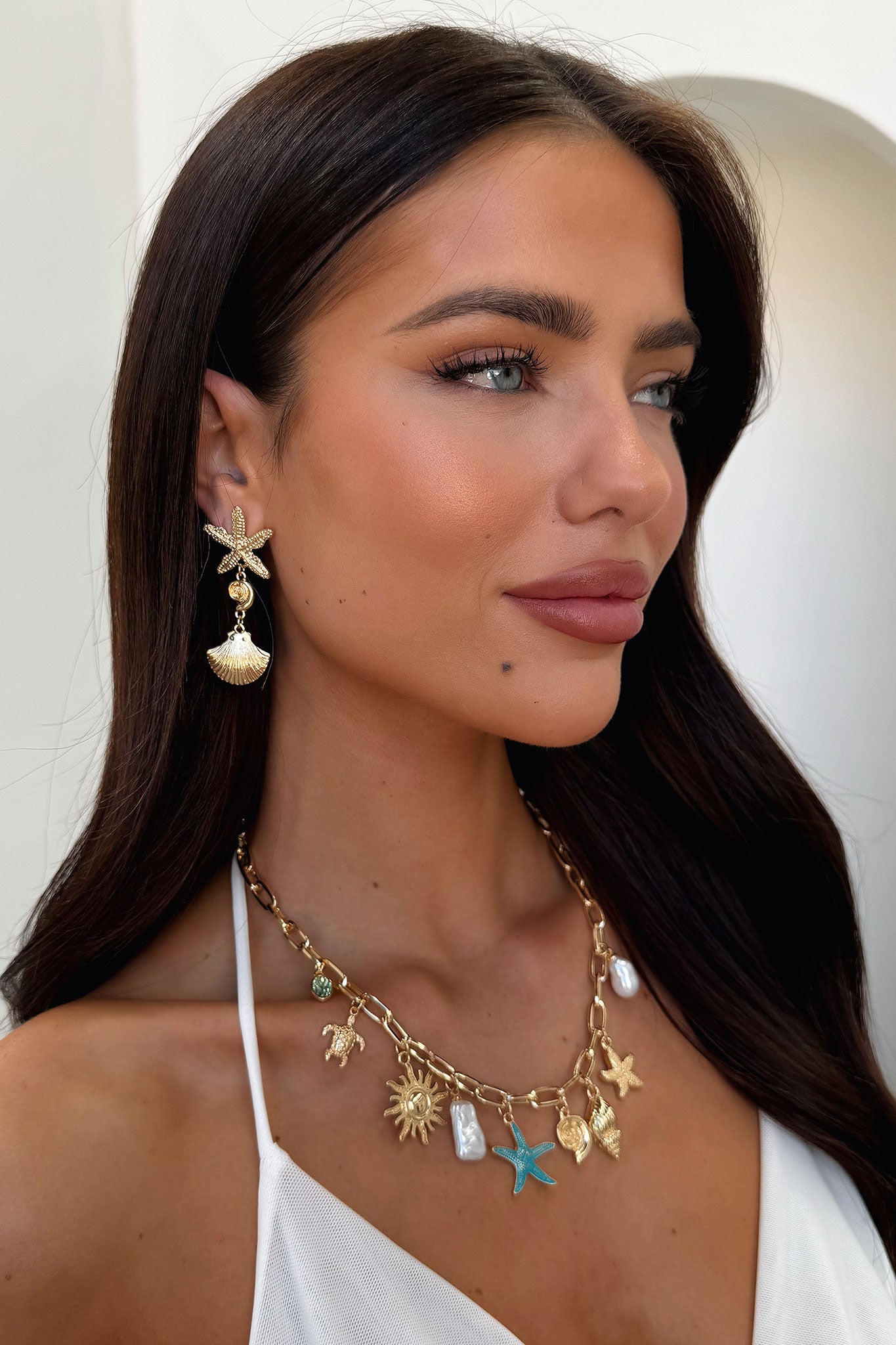 Elegant Gold Ariel Earrings for Women - Perfect for Parties, Weddings & Everyday Wear