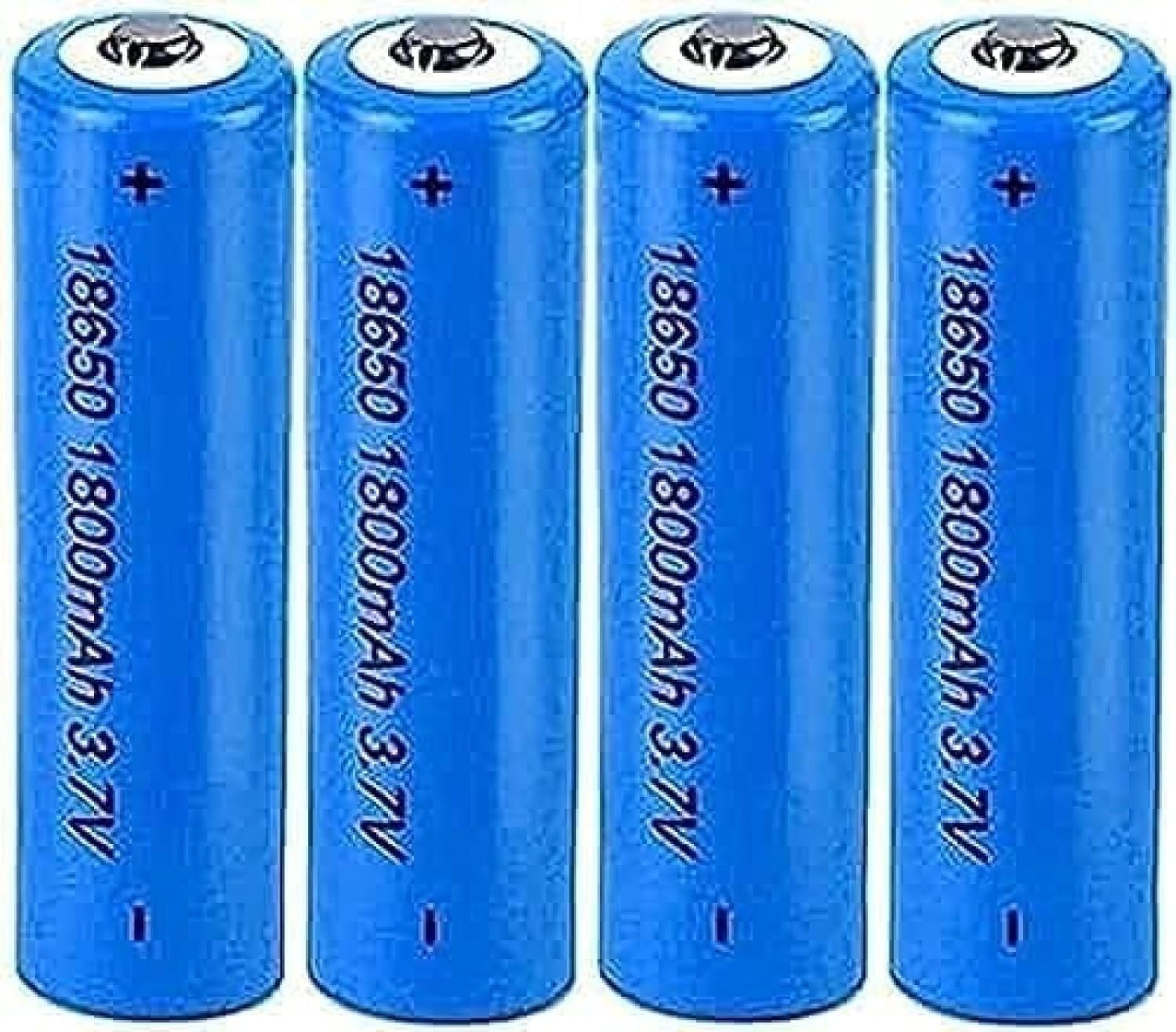 3.7V 1800mAh Button Top Batteries (4-Pack) - Long-Lasting Power for Garden Lights, Doorbells, Toys & More - Perfect for Outdoor Decor, Home Security & Electronic Gadgets