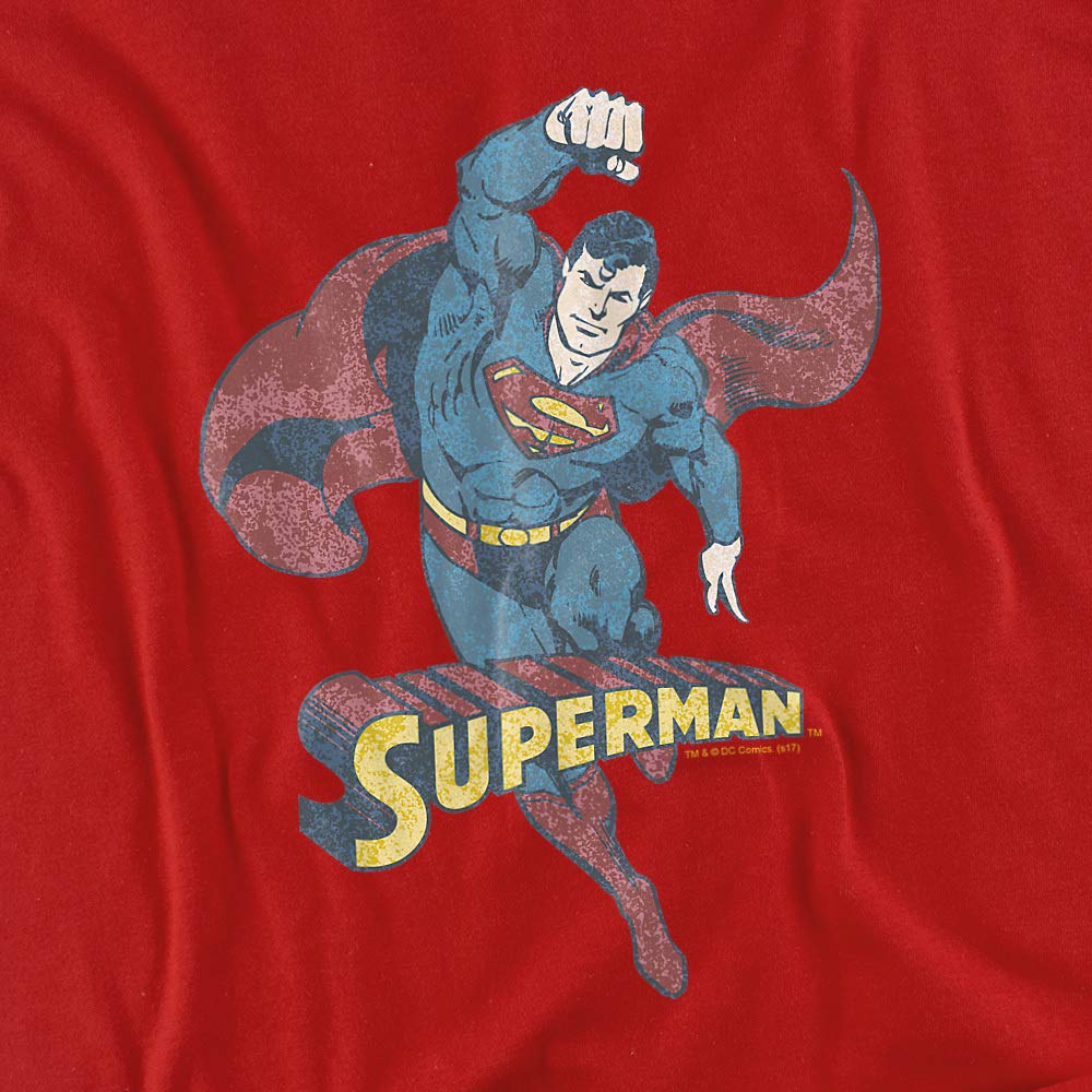 DC Comics Desaturated Superman Graphic Women's T-Shirt | Superhero Fashion for Casual Wear & Comic Con