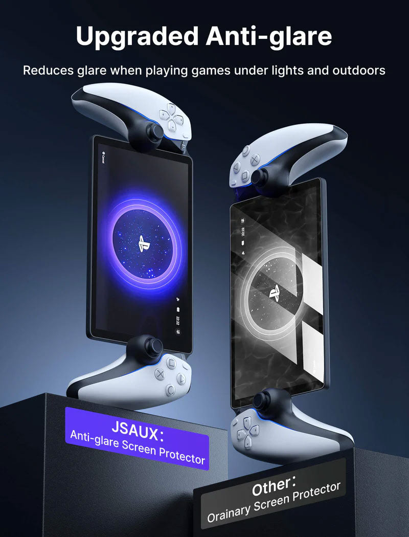 JSAUX 2 Pack Anti-Glare Matte Screen Protector for PlayStation Portal Remote Player - HD Clear, Scratch Resistant, Bubble-Free Installation for Gaming Protection