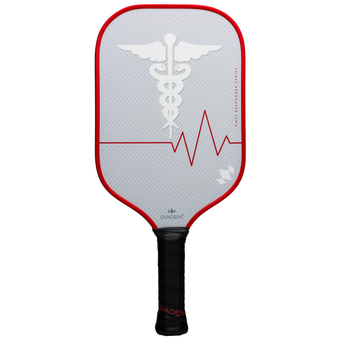 Diadem First Responder Series V2 Rush Pickleball Paddle - Premium Carbon Fiber Paddle for Competitive Play | Ideal for Tournaments, Outdoor & Indoor Games