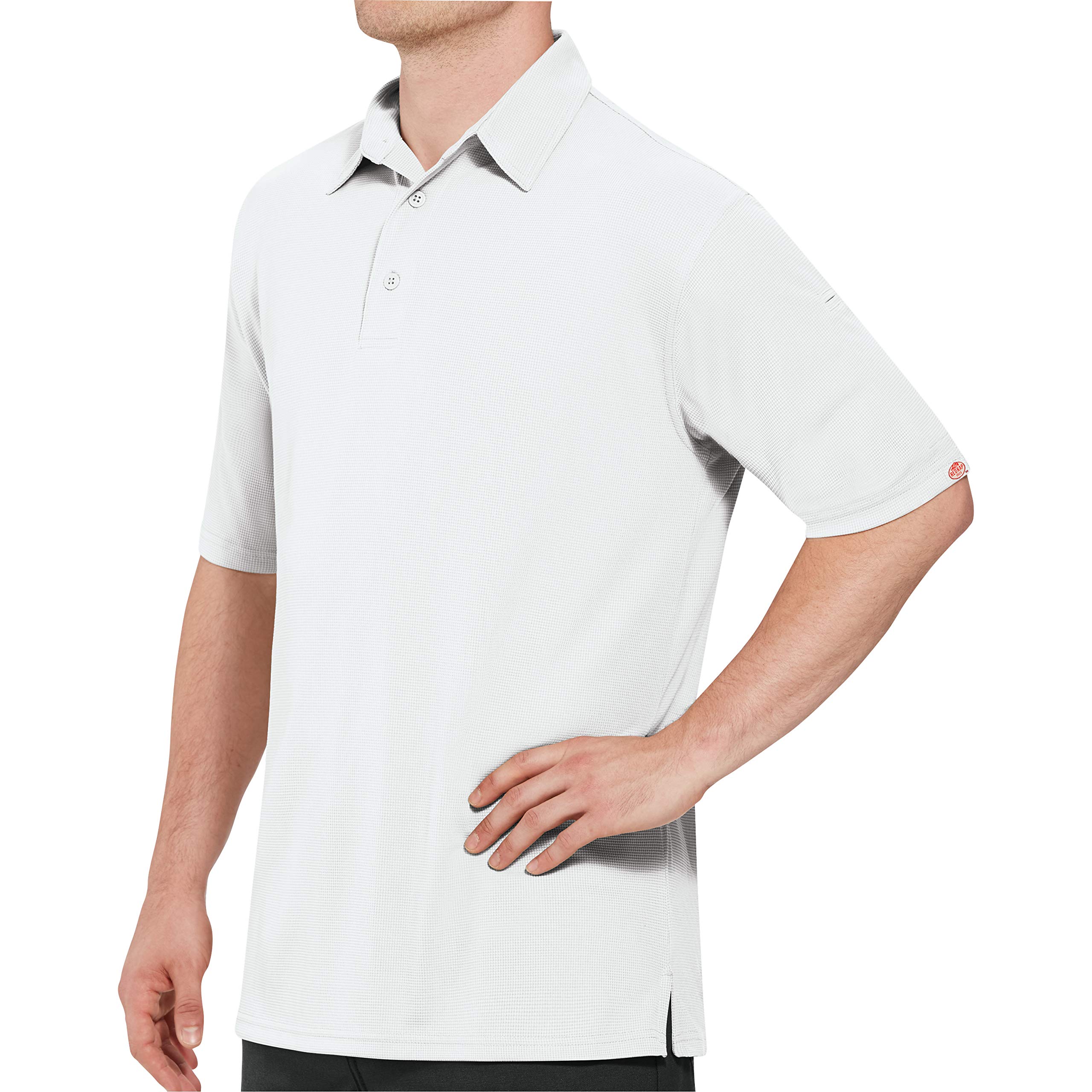 Red Kap Men's Professional Polo Shirt - Moisture Wicking, Breathable Work Shirt for Business Casual & Outdoor Activities