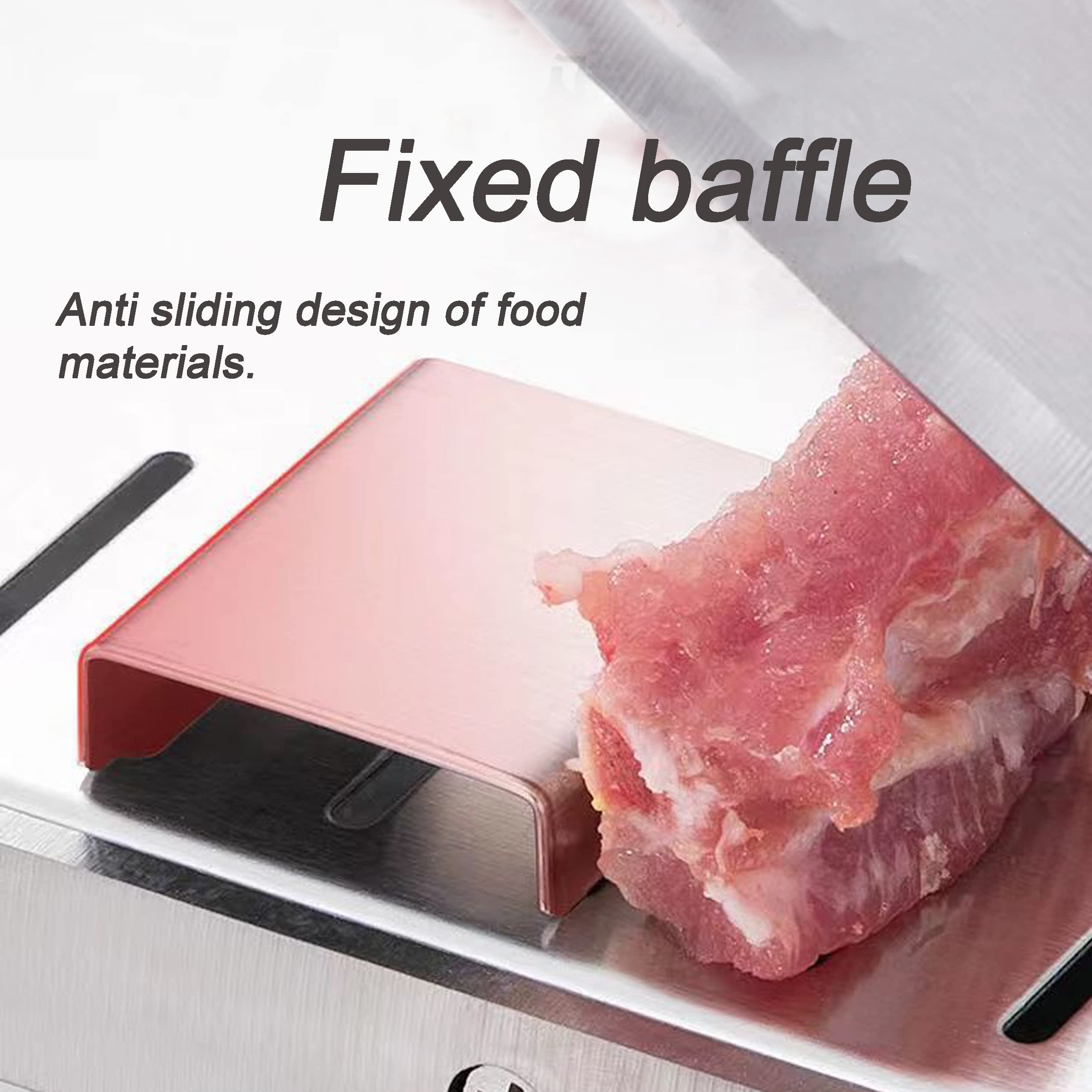 Premium Stainless Steel Bone Cutter - Heavy Duty Manual Meat Slicer for Beef, Ribs, Chicken & Fish - 15.3 Inch Commercial & Home Kitchen Knife with 2 Sharp Blades - Perfect for Butcher Shops, Restaurants & Home Cooking