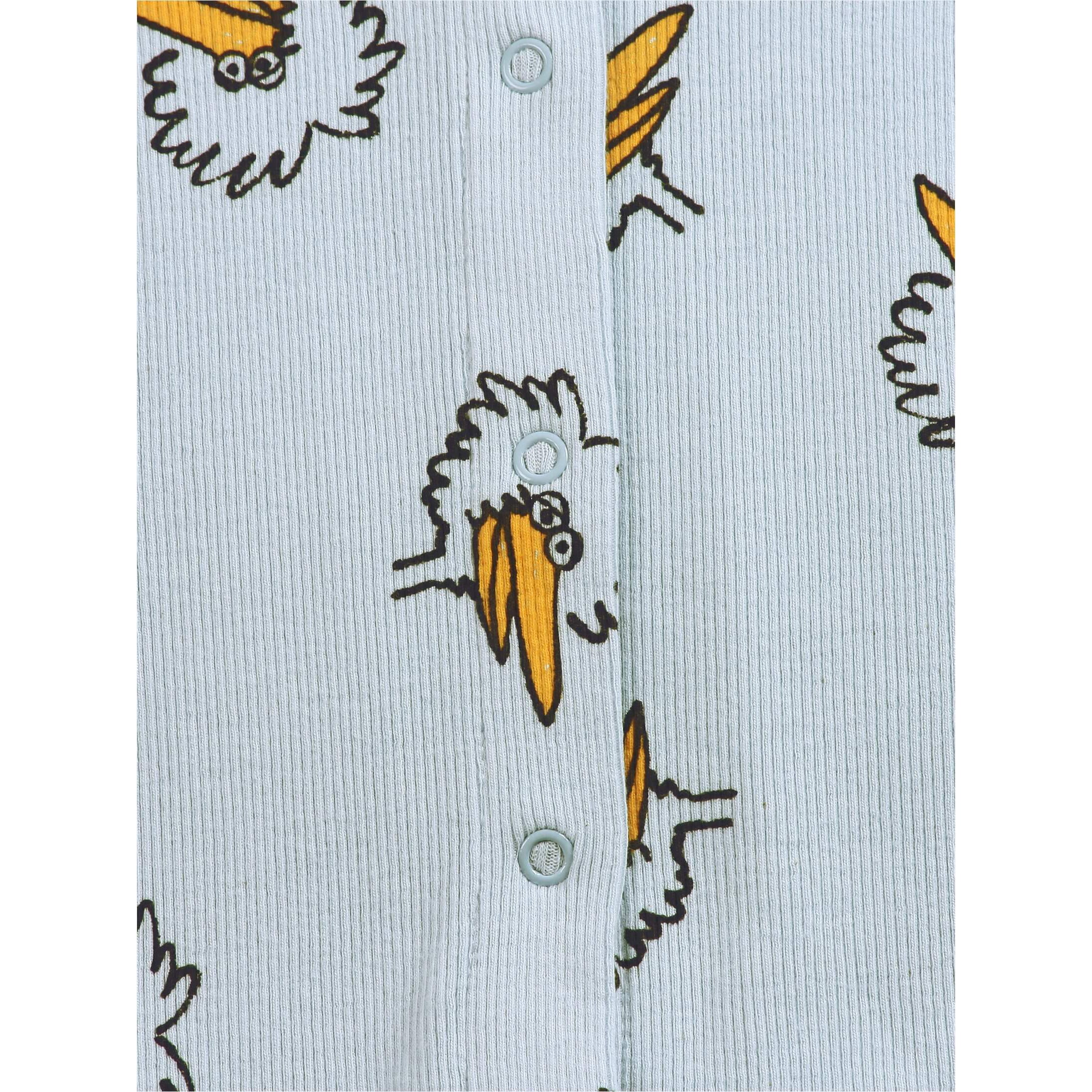 Bobo Choses Birdie All Over Overall - Cute Kids Jumpsuit for Boys & Girls - Soft Cotton Playwear for Toddlers & Babies - Perfect for Playdates, Daycare & Outdoor Adventures