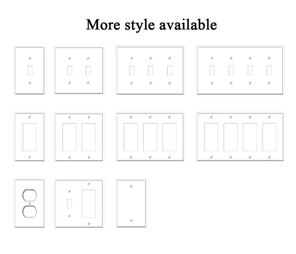 Switch Plate Outlet Cover with Cute Pet Dog Design - Decorative Wall Plate for Living Room, Bedroom, and Nursery Safety
