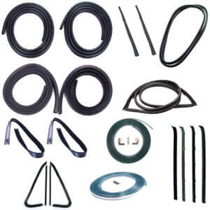 Complete Weatherstrip Seal Kit for Chevy & GMC Trucks (1973-1977) - Models with Weatherstrip Trim Groove | Perfect for Door, Window & Cab Weatherproofing