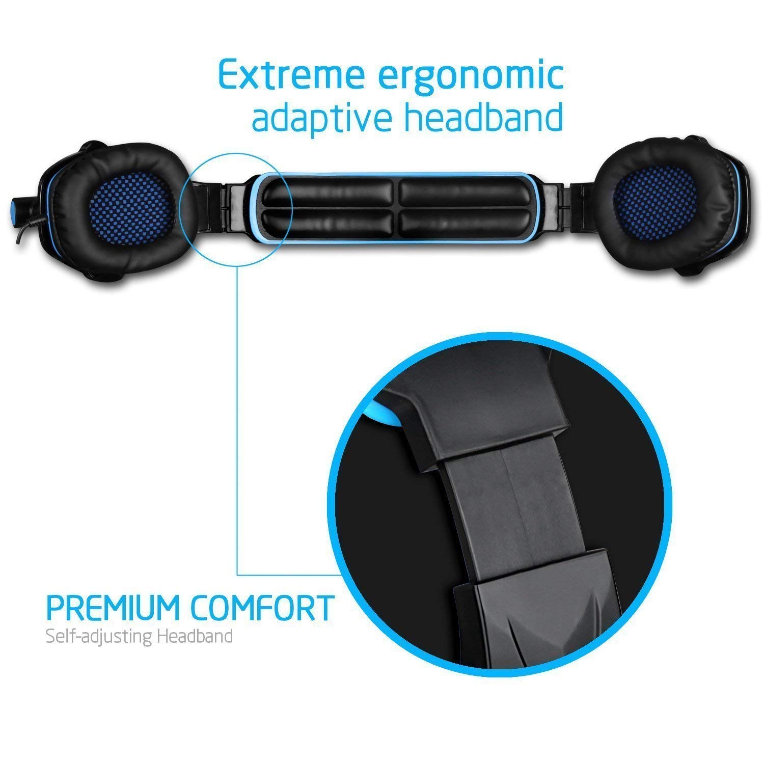 Best Wireless Gaming Headset for Xbox One & PS4 - Noise Cancelling Mic, Surround Sound (Black) - Perfect for Online Multiplayer & Streaming