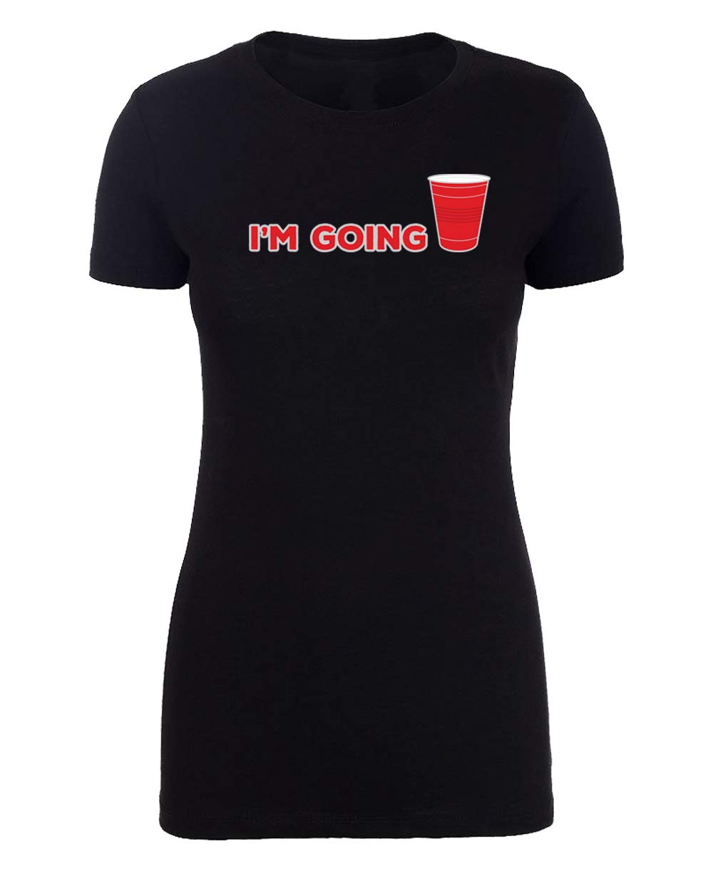 Funny 'I'm Going Solo' Graphic T-Shirts for Women | Cute Beer Themed Ladies Tees | Perfect for Girls Night Out, Bachelorette Parties & Casual Wear