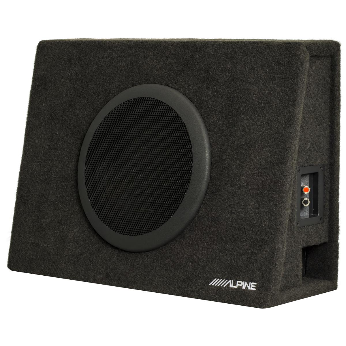 Alpine SBT S10V 10-Inch Loaded Truck Subwoofer Enclosure with Built-in SWT Subwoofer - Powerful Bass for Pickup Trucks & Off-Road Vehicles