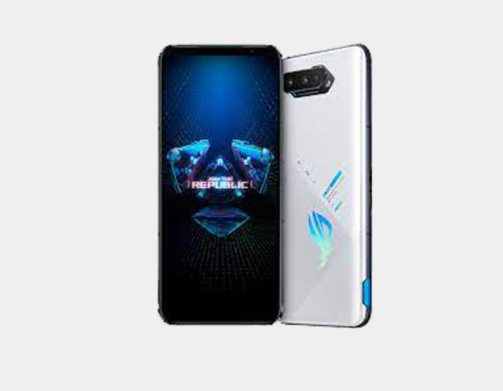 ASUS ROG Phone 5 ZS673KS (I005DA) 5G Smartphone - 128GB ROM 12GB RAM, GSM Unlocked, White - Ultimate Gaming Phone for Mobile Esports & High-Performance Gaming