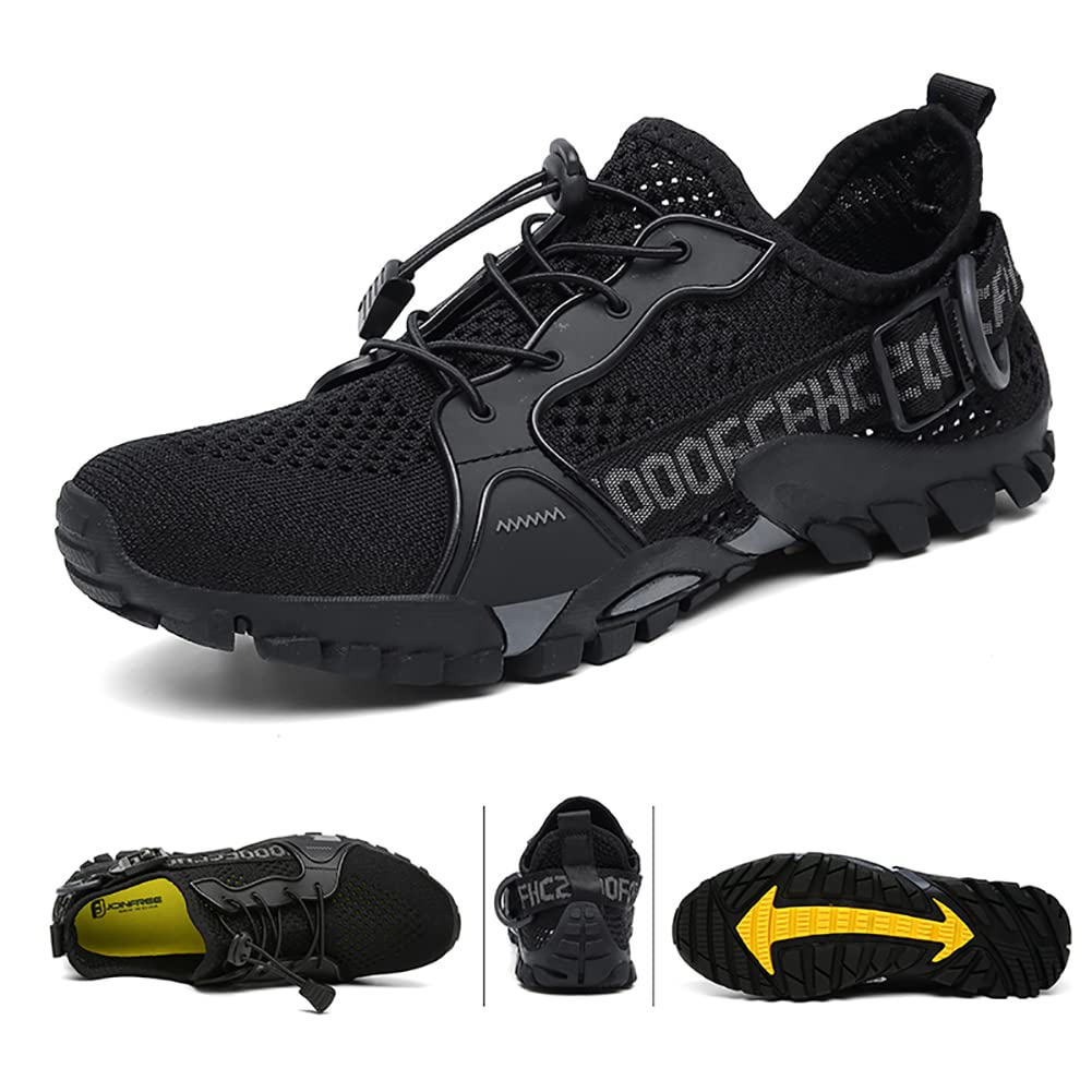 **Men's & Women's Water Shoes - Quick Drying Aqua Shoes for Hiking, Beach, Travel, Trekking & Climbing - Lightweight Outdoor Sneakers for Walking & Water Sports**