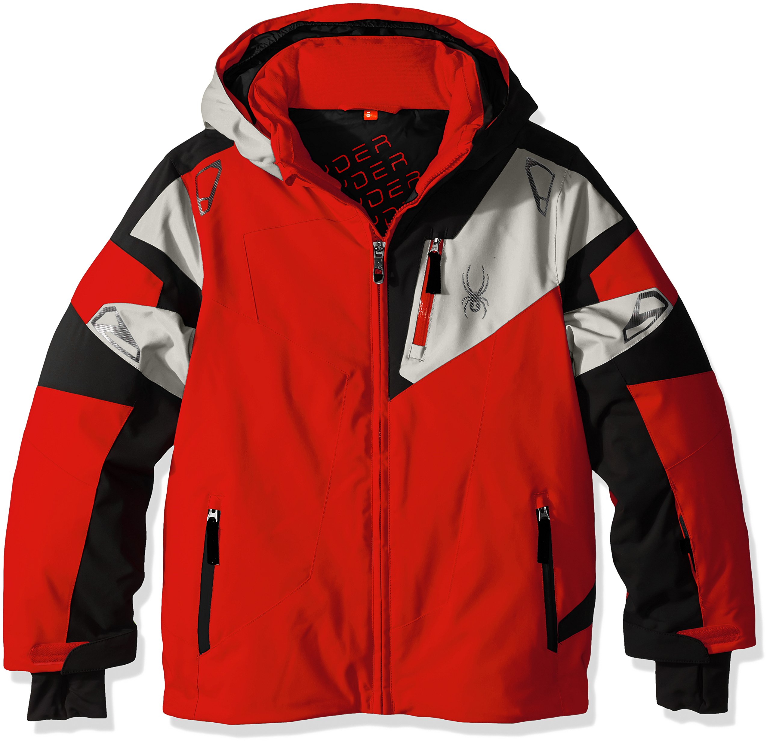 Spyder Boys Leader Jacket - Waterproof Windbreaker for Outdoor Sports & Winter Activities - Perfect for Skiing, Hiking, and Snowboarding