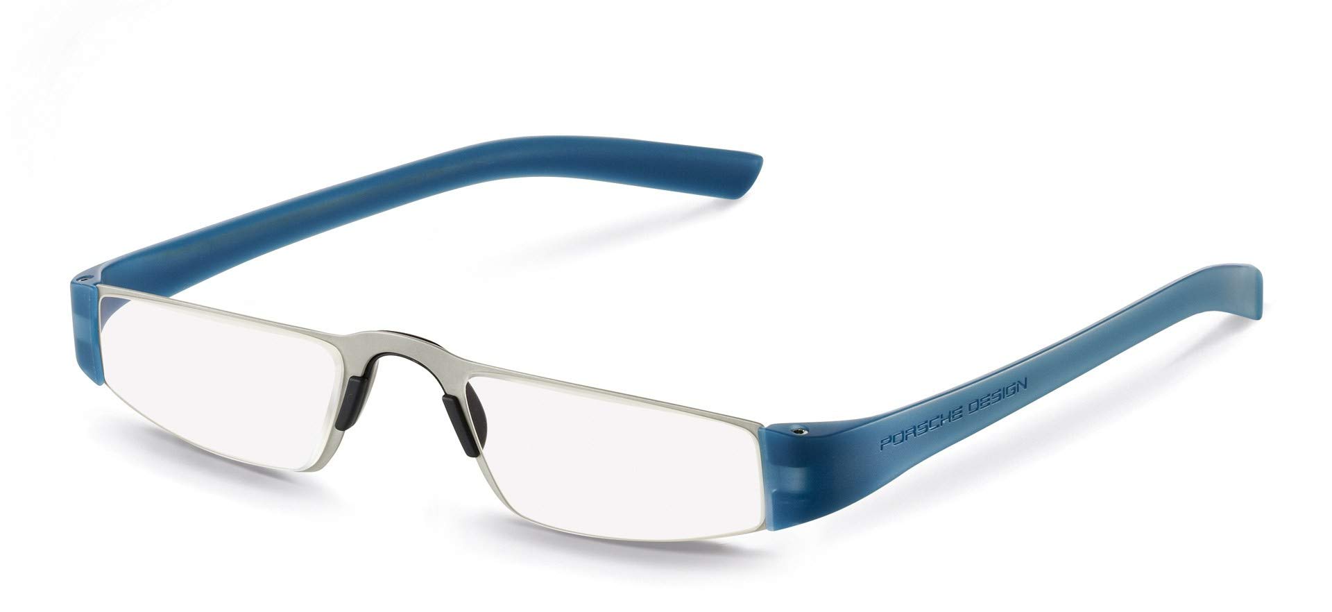Porsche Design P8801N Blue Light Reading Glasses +1.00 Strength, 48-20-150mm Frame Size - Stylish & Comfortable for Computer Work, Reading & Office Use