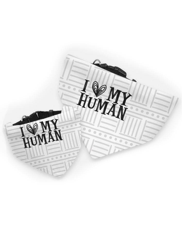 Heart My Human Pet Bandana - SmartPrintsInk for Dogs & Cats
