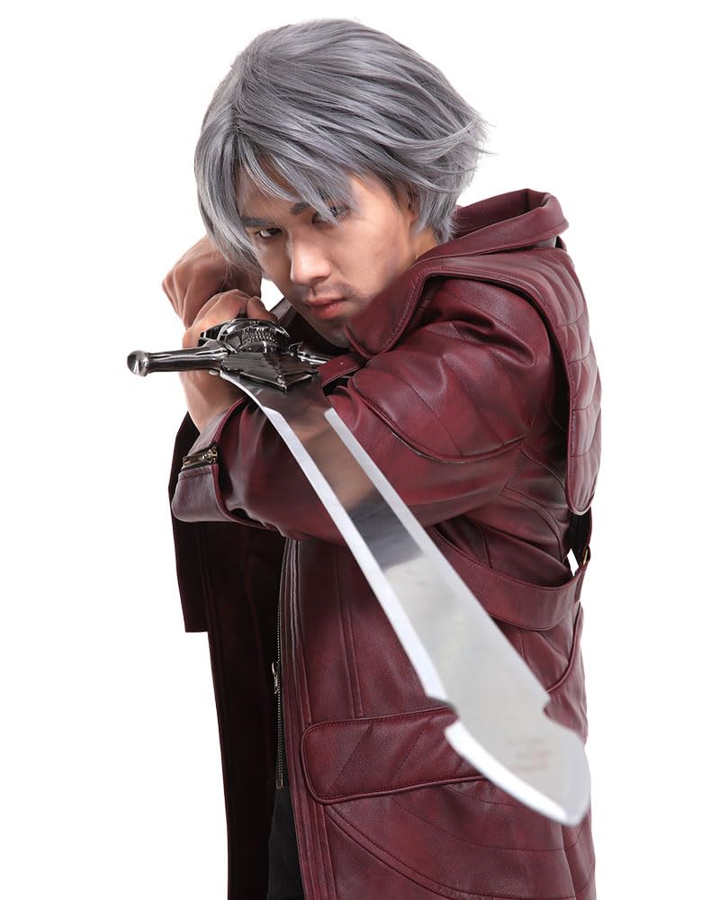 Men's Game Character Cosplay Costume - PU Leather Jacket for Halloween, Comic Con & Cosplay Events | Premium Faux Leather Cosplay Outfit
