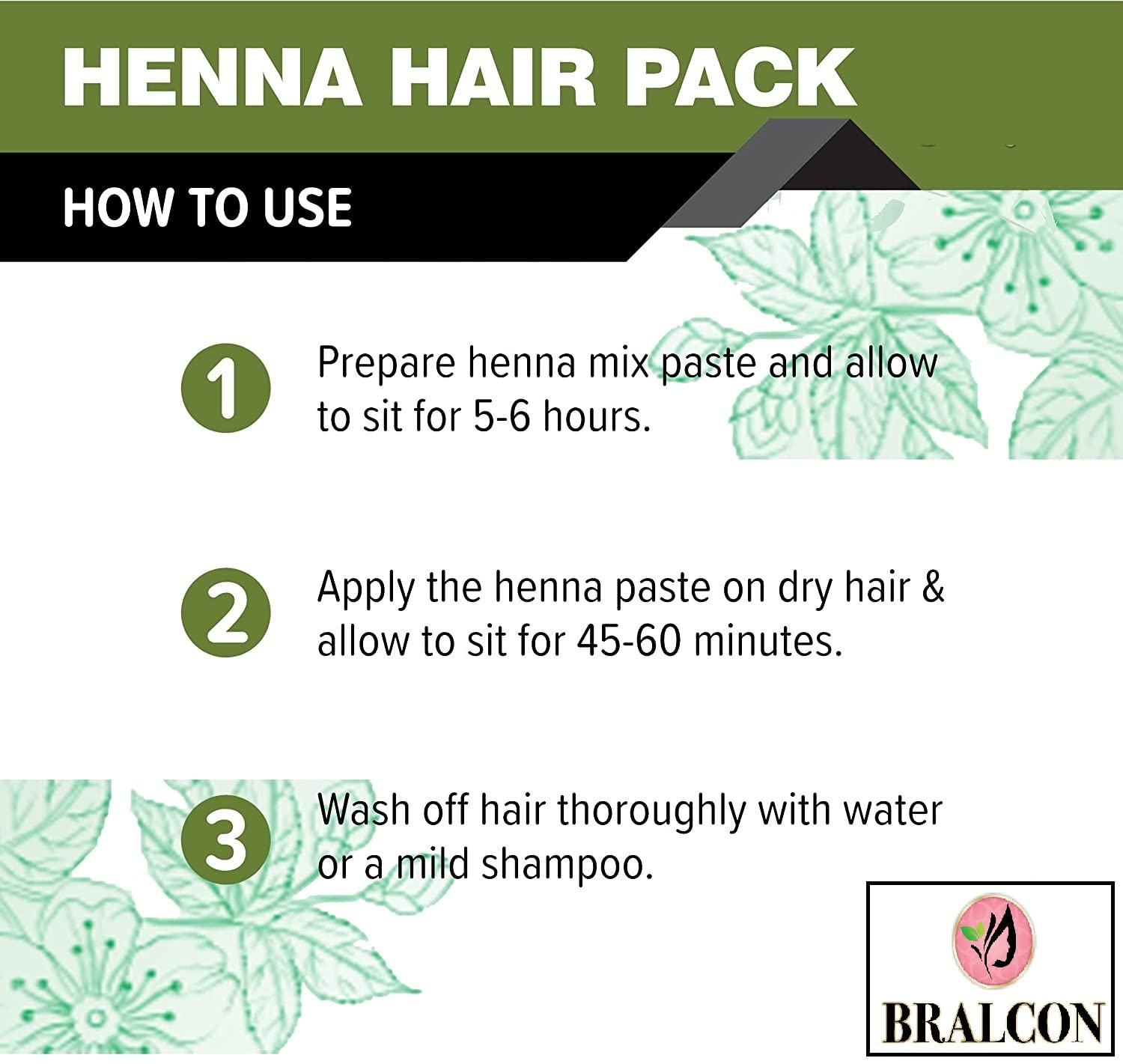 BRALCON Organic Amla Powder & Henna Powder Combo - 200g (100g x 2) | Indian Gooseberry Powder for Hair Growth, Skin Care & Anti-Aging | Natural Henna for Hair Coloring, Conditioning & Dandruff Treatment | Vegan, Chemical-Free Hair & Beauty Solution for Home Spa & DIY Treatments