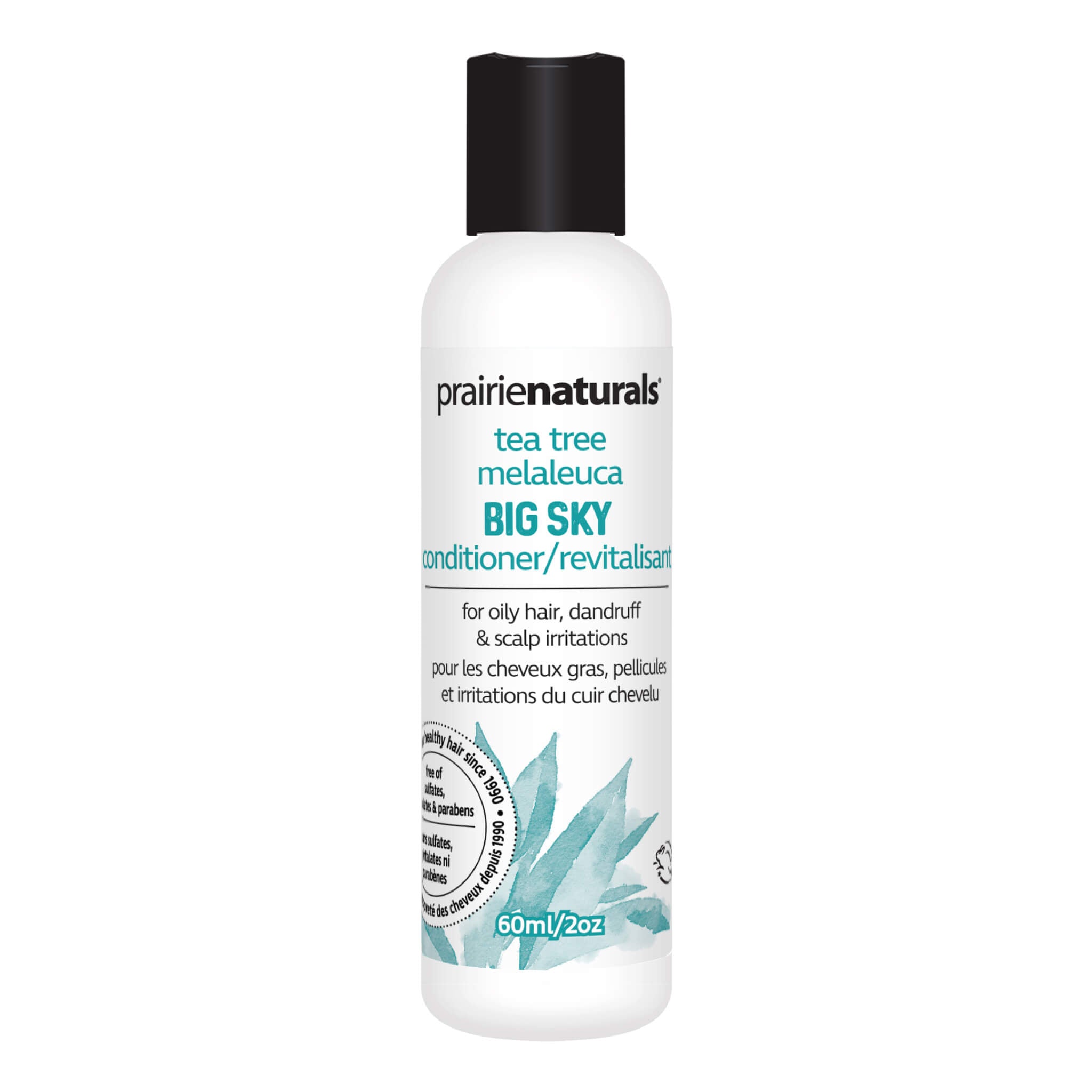 Big Sky Tea Tree Medicinal Conditioner - Travel Size (3.4oz) for Scalp Care & Dandruff Relief - Perfect for Gym, Travel & On-The-Go Hair Care