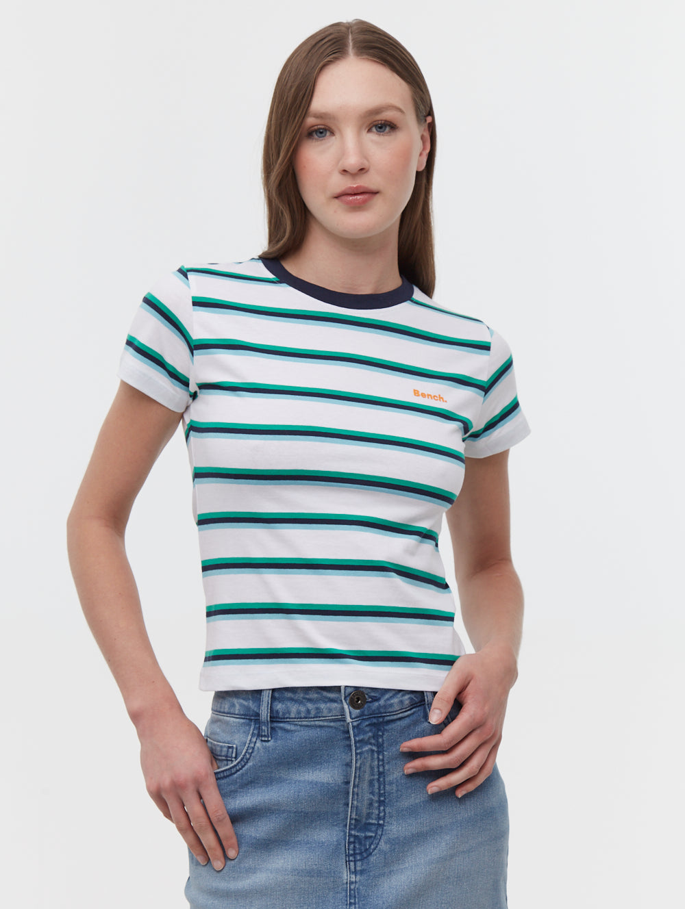 Hollier Multi Striped T-Shirt for Men - Trendy Striped Casual Tee - Perfect for Everyday Wear, Outings & Street Style Fashion
