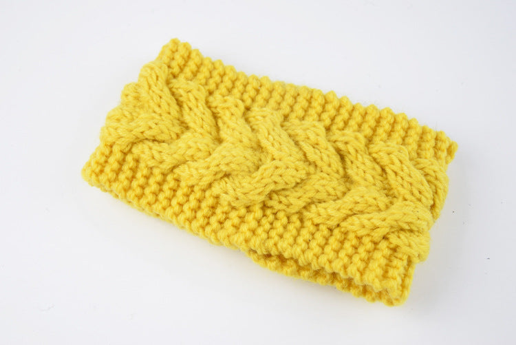 Warm Acrylic Thick Wool Knitted Headband for Women - Winter Fashion Hair Accessories - Perfect for Outdoor Activities & Cold Weather
