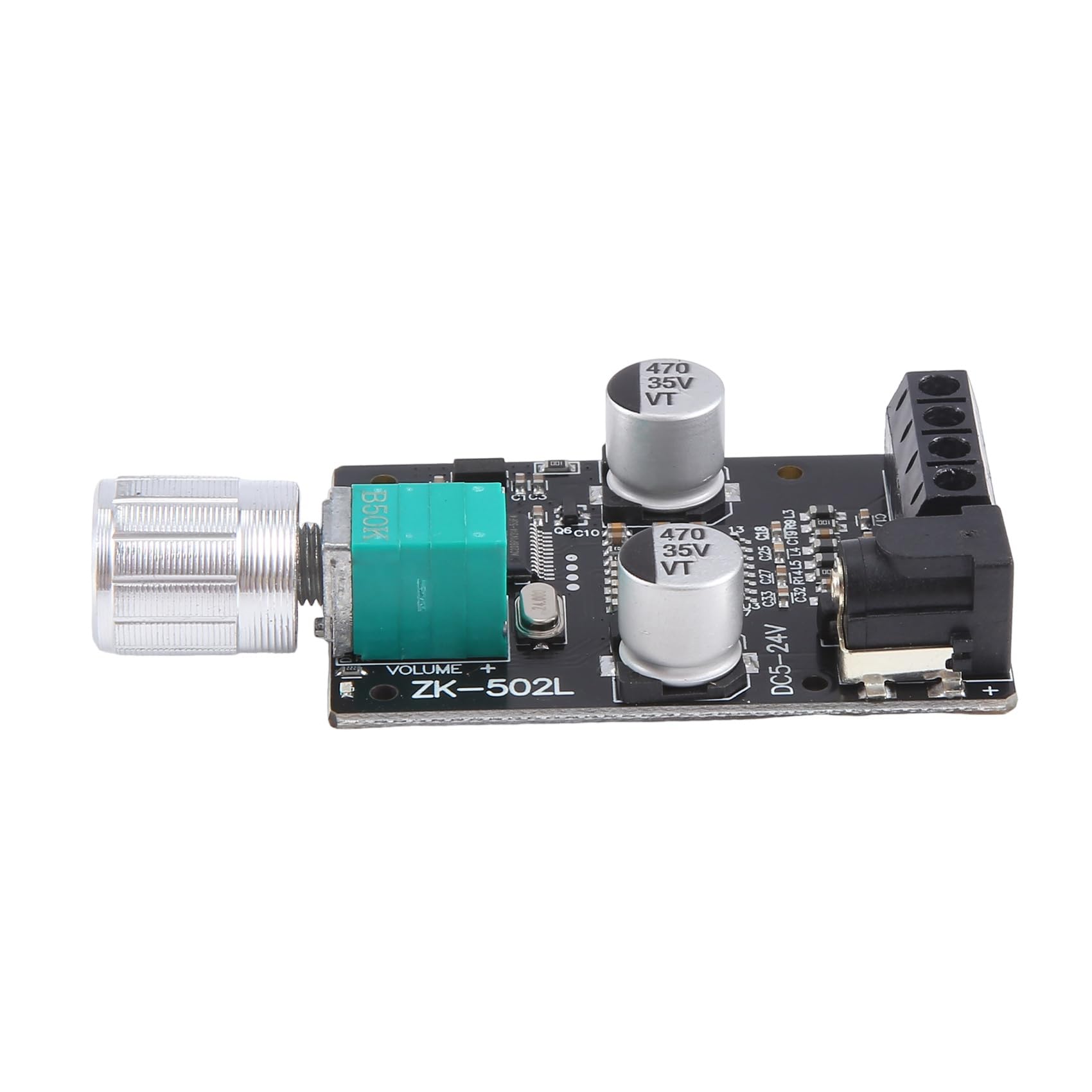 CENMEN 502L Bluetooth 5.0 Wireless Audio Amplifier - 50Wx2 Stereo Power Amp Board with Digital Module for Home Theater, Car Audio & DIY Speaker Projects