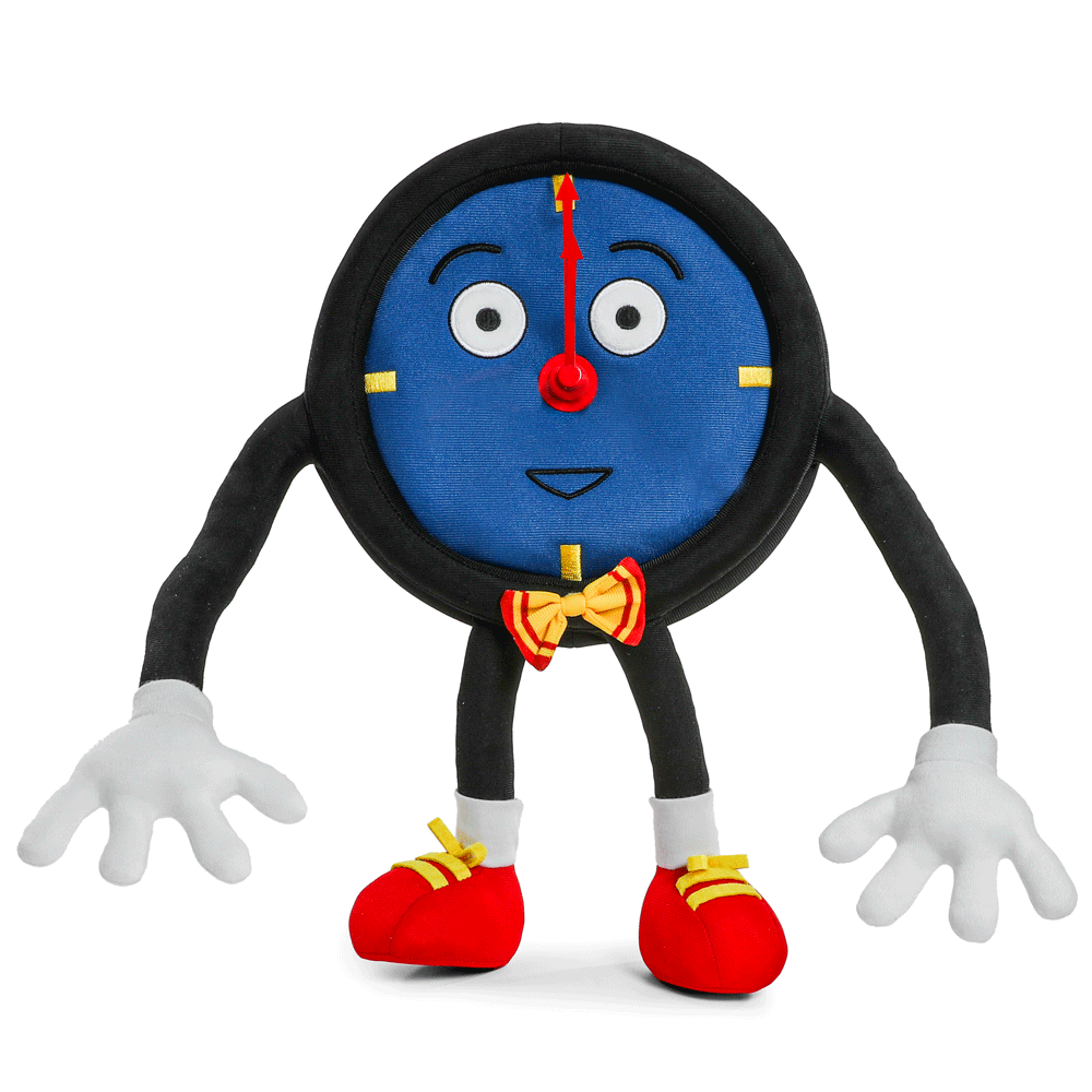Tony the Talking Clock Plush - Don't Hug Me I'm Scared Wall Clock Toy (Pre-Order) | Cute Home Decor & Unique Gift for Horror Fans