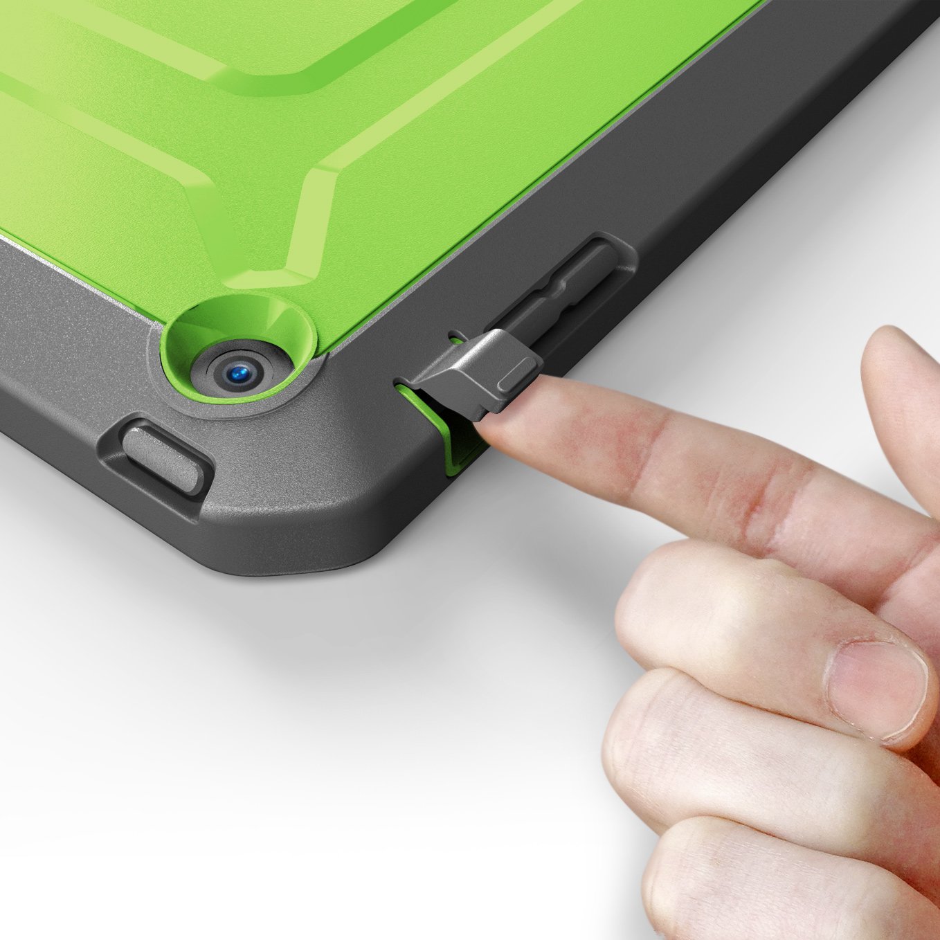 SUPCASE Military-Grade Rugged Case for iPad Air 1st Gen 9.7 Inch - Heavy Duty Full Body Protection with Screen Protector | Anti-Scratch Shockproof Cover | Perfect for Outdoor, Construction & Travel Use (Green)