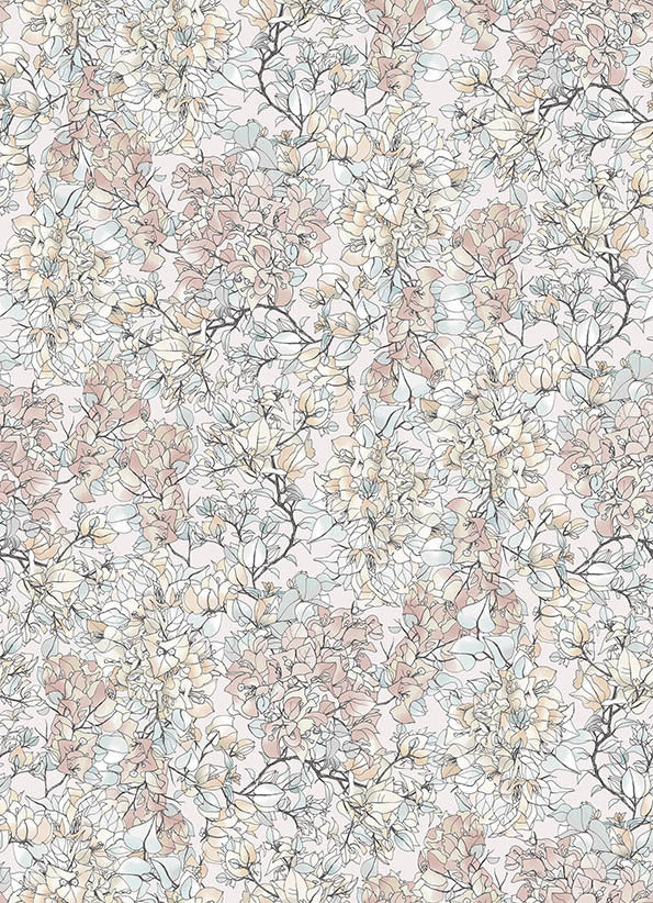 Bougainvillea Wallpaper - Tropical Floral Peel and Stick Wallpaper for Home Decor - Perfect for Living Room, Bedroom, or Nursery Accent Wall