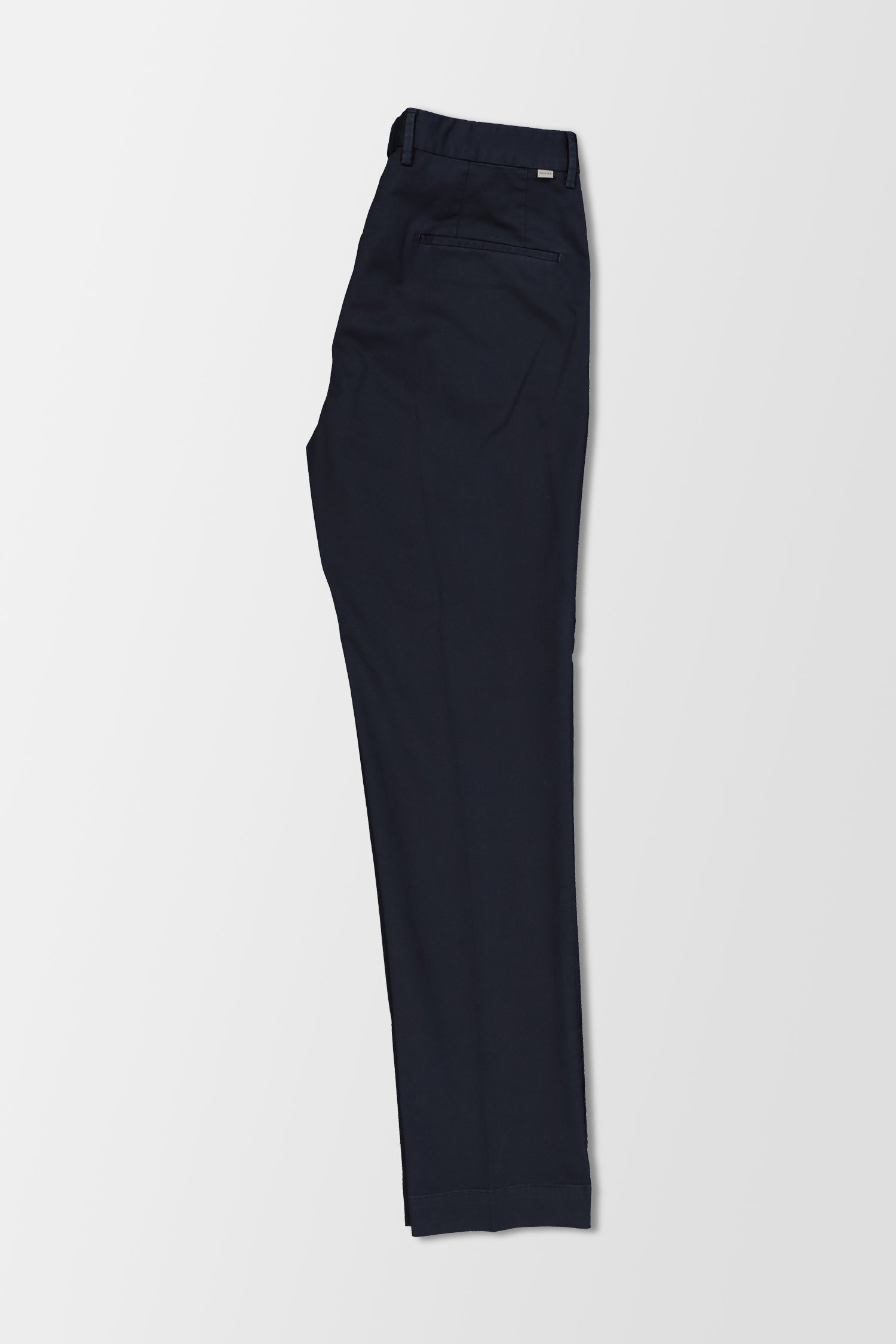 Premium Incotex Navy Blue Dress Pants for Men - Slim Fit Business Casual Trousers for Office & Formal Events