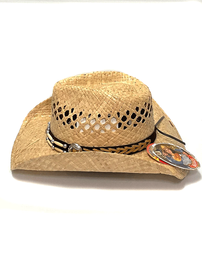 Genuine Bullhide ASHLAND 2126 Panama Straw Hat - Natural Color for Men & Women - Perfect for Beach, Summer Outfits & Outdoor Activities