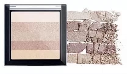 AGLEY Waterproof Powder Brick Highlighter - Long-Lasting, Smudge-Proof Makeup for Face & Body (Pack of 1) | Perfect for Swimming, Gym & Outdoor Activities