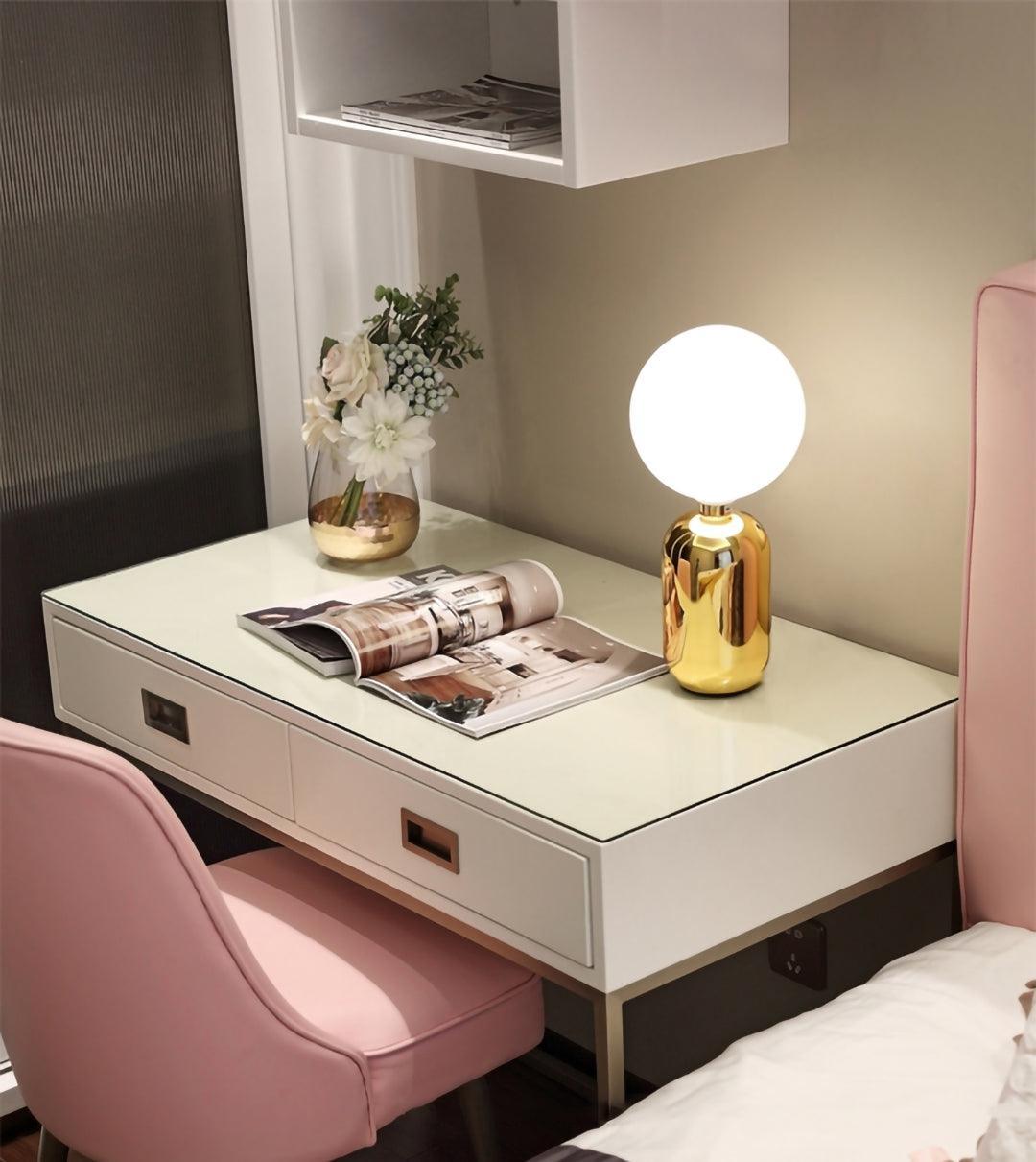 Modern Kade Table Lamp - Adjustable LED Desk Light with USB Port for Home Office, Bedroom & Study - Perfect for Reading, Working & Nightstand Use