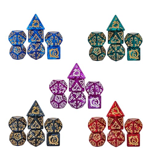 5 Sets Dragon Pattern