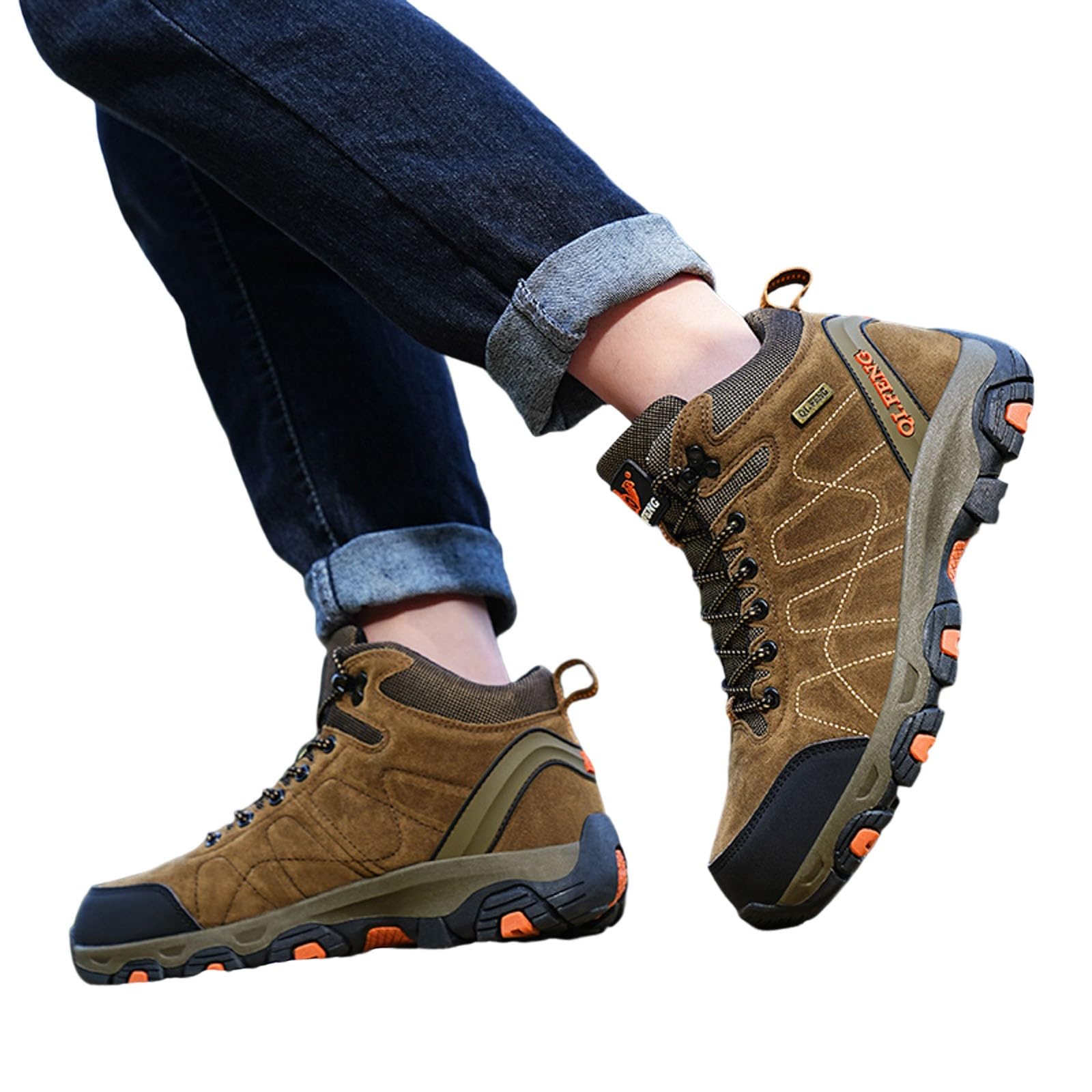 Women's Waterproof Hiking Shoes - Lightweight Non-Slip Trekking & Outdoor Shoes for Camping, Walking & Mountain Trails | Breathable Stable Design for All-Day Comfort
