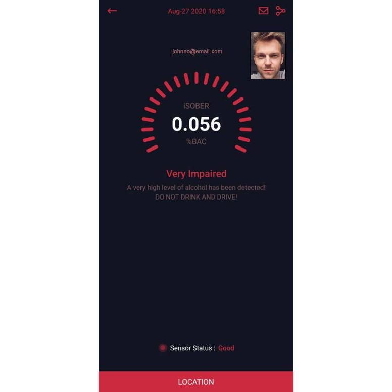 Andatech Alcosense Elite 3 BT Personal Breathalyser - Professional Bluetooth Breath Alcohol Tester for Accurate BAC Measurement | Perfect for Drivers, Workplace Safety & Personal Use