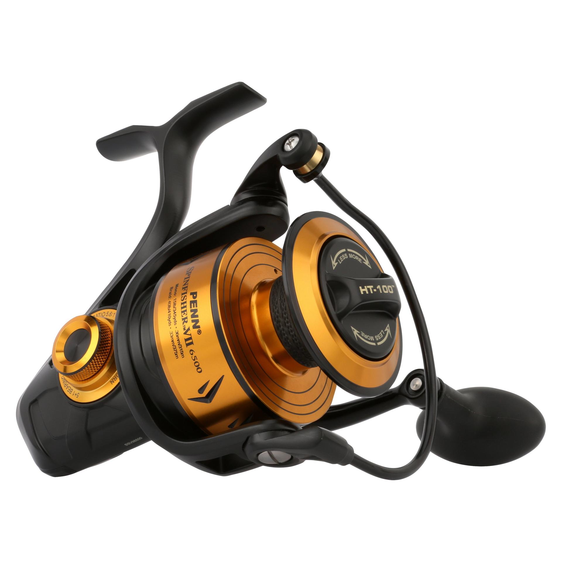 Penn Spinfisher VII Spinning Fishing Reel - Saltwater & Freshwater, 7+1 Shielded Bearings, Waterproof - Perfect for Surf, Pier, and Offshore Fishing