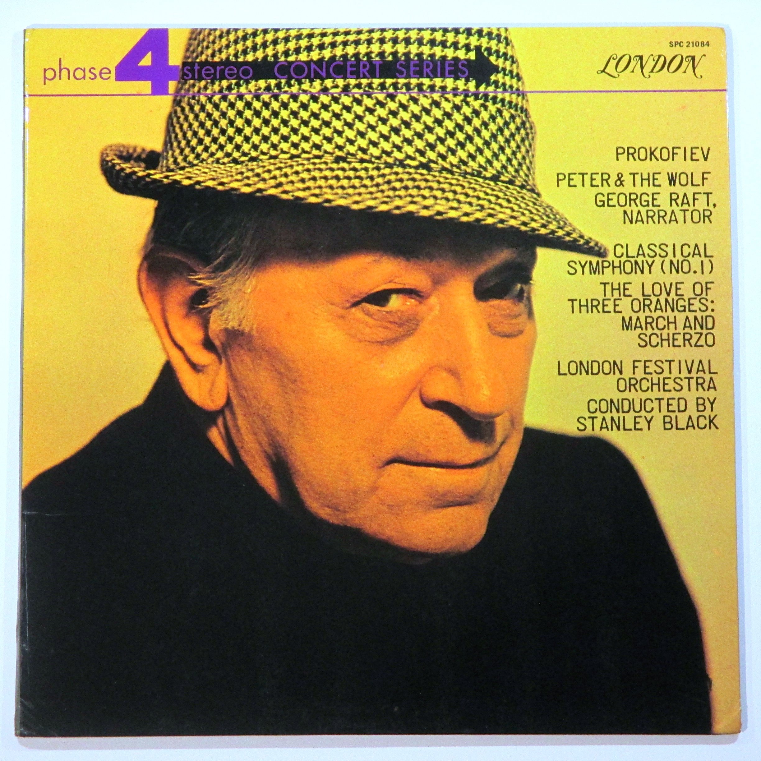 Prokofiev: Peter & the Wolf - George Raft Narrator / Classical Symphony No. 1 / Love of Three Oranges, March & Scherzo - London Festival Orchestra, Stanley Black | Classical Music CD for Kids, Family Listening & Educational Use
