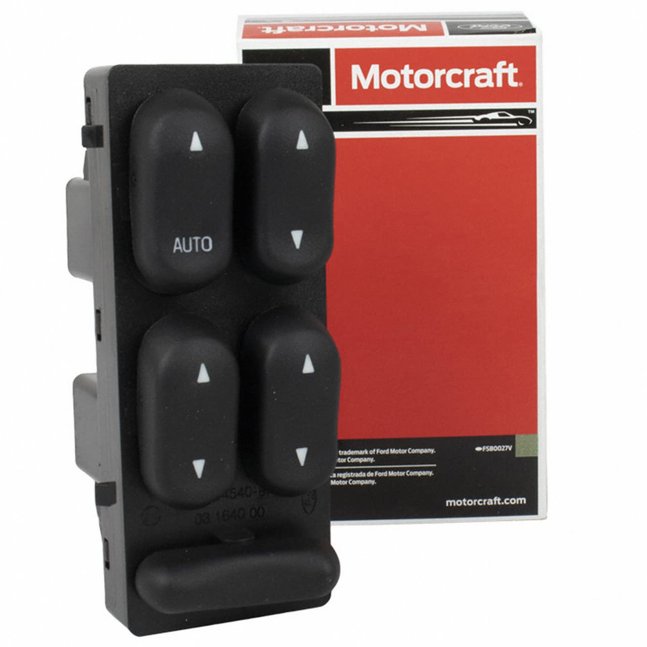 Motorcraft SW7136 Power Window Switch - Replacement for Ford, Lincoln & Mercury Vehicles | Easy Installation & Durable Performance | Perfect for Car Window Control Repair & Maintenance