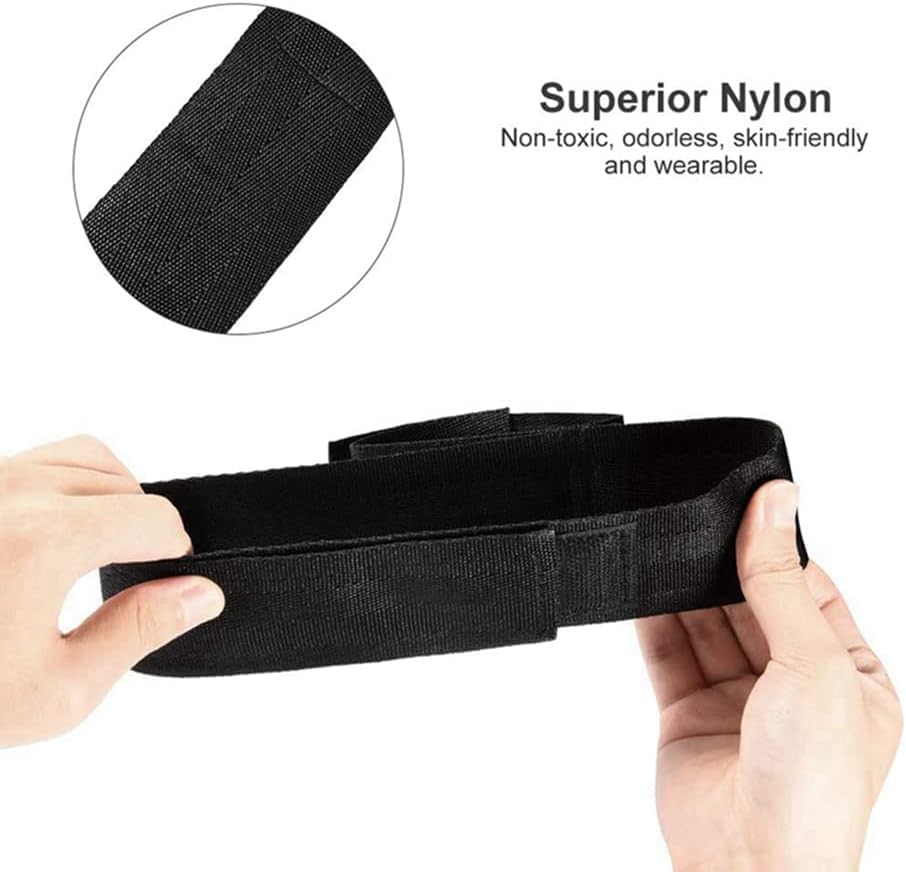 Premium Queen Size Under Mattress Bed Restraints Set - Adjustable Wrist & Ankle Cuffs with Spreader Bar for Couples Adult Play - Soft & Durable Bondage Straps for Enhanced Intimacy (Perfect for BDSM, Role Play & Spicing Up Your Bedroom Experience)