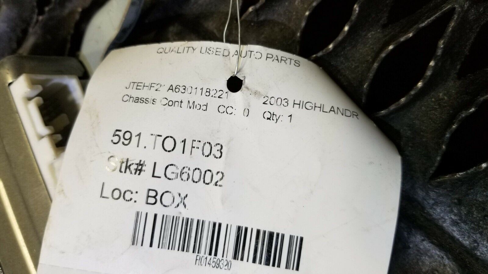 Original Toyota Highlander Multiplex Network Control Module OEM N17 - Compatible with 2001 2002 2003 Models | Perfect for Electrical System Repairs & Diagnostics