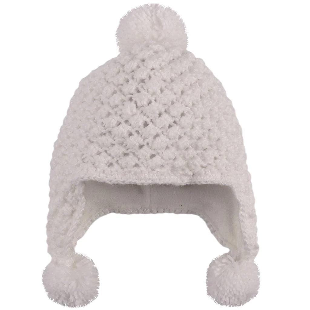Conifere Knit Hat - Soft Winter Beanie for Men & Women, Off White - Cozy & Warm for Outdoor Activities, Skiing, Snowboarding, and Casual Wear
