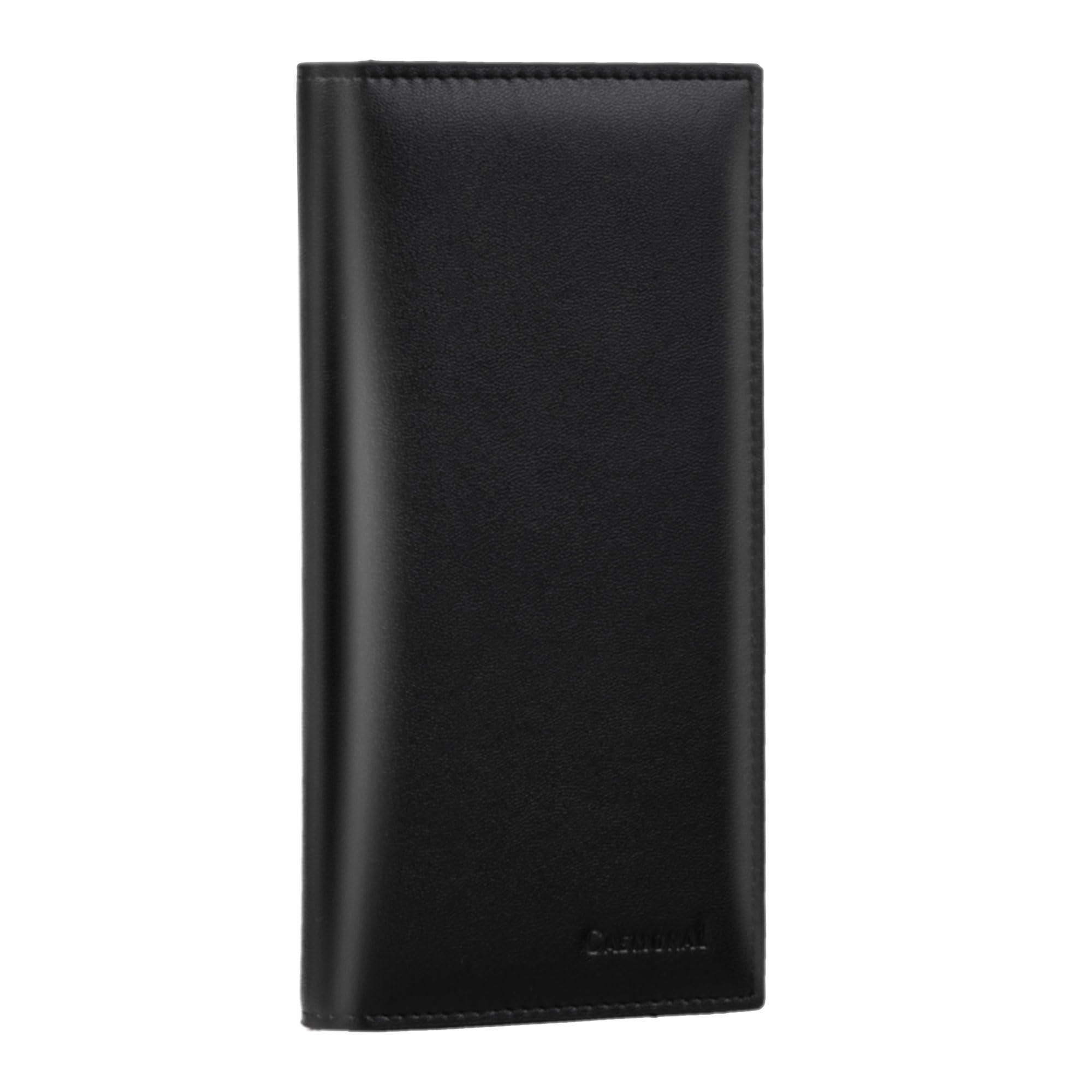 Premium Leather Checkbook Cover for Men & Women - RFID Blocking Checkbook Holder Wallet - Ideal for Business, Travel & Everyday Use