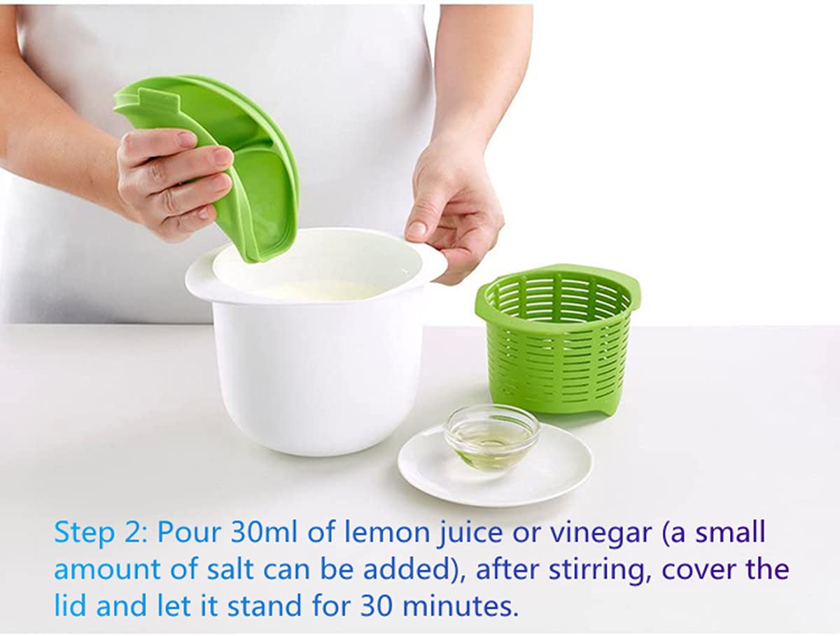 Microwave Cheese Maker Kit - DIY Homemade Cheese Maker for Mozzarella, Cheddar & More | Perfect for Family Cooking, Pizza Toppings & Party Snacks