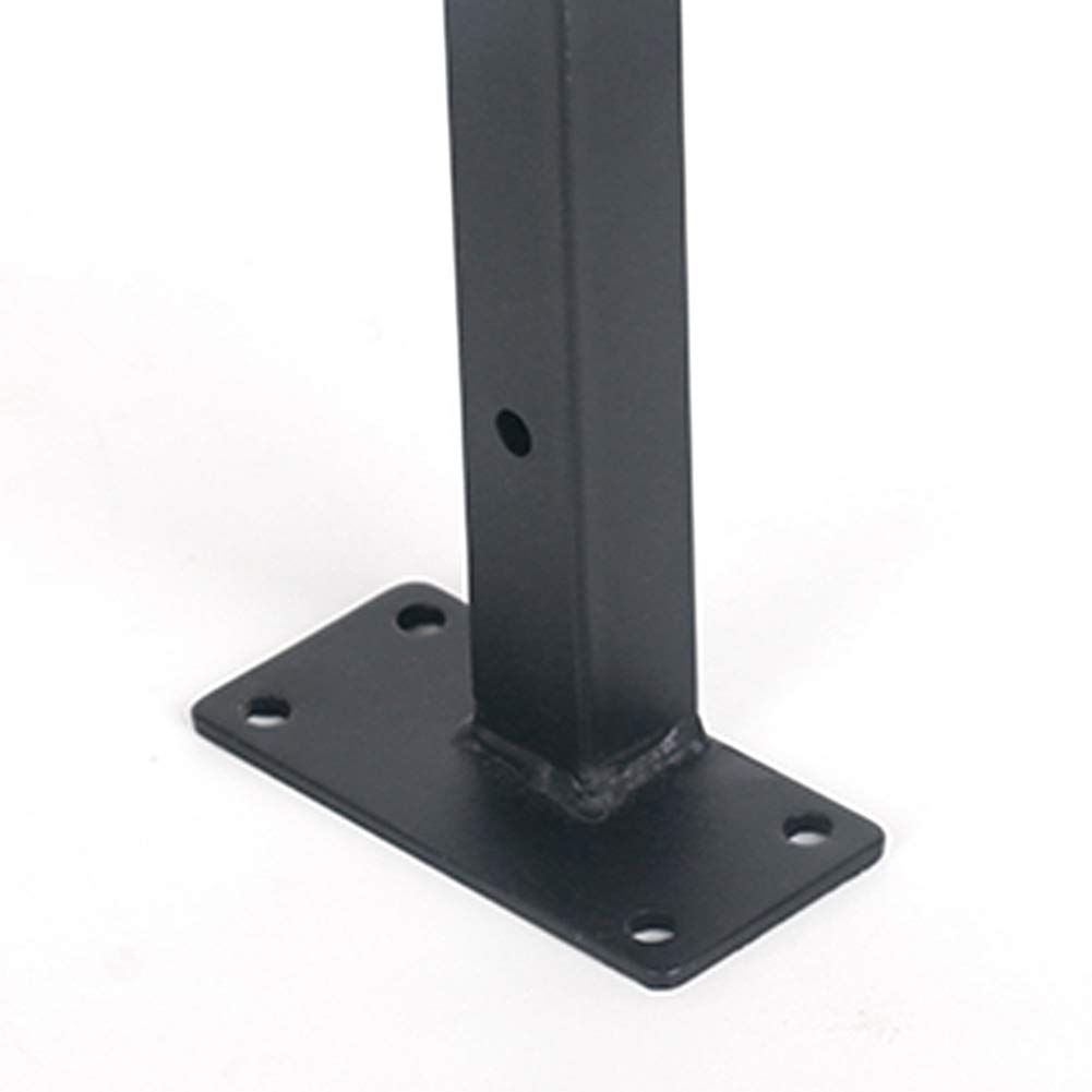Heavy Duty Black Scaffolding Board - Industrial Shelves & Right Angle Wall Hidden Shelf - Carbon Steel Support Bracket Holds 130 lbs - Perfect for Garage Storage, Workshop Shelving & Home Organization
