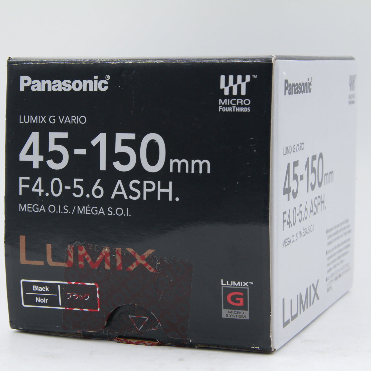 Panasonic Lumix G Vario 45-150mm f/4-5.6 ASPH MEGA O.I.S. Telephoto Zoom Lens (Matte Black) - Excellent Open Box Condition - Perfect for Travel, Wildlife & Portrait Photography