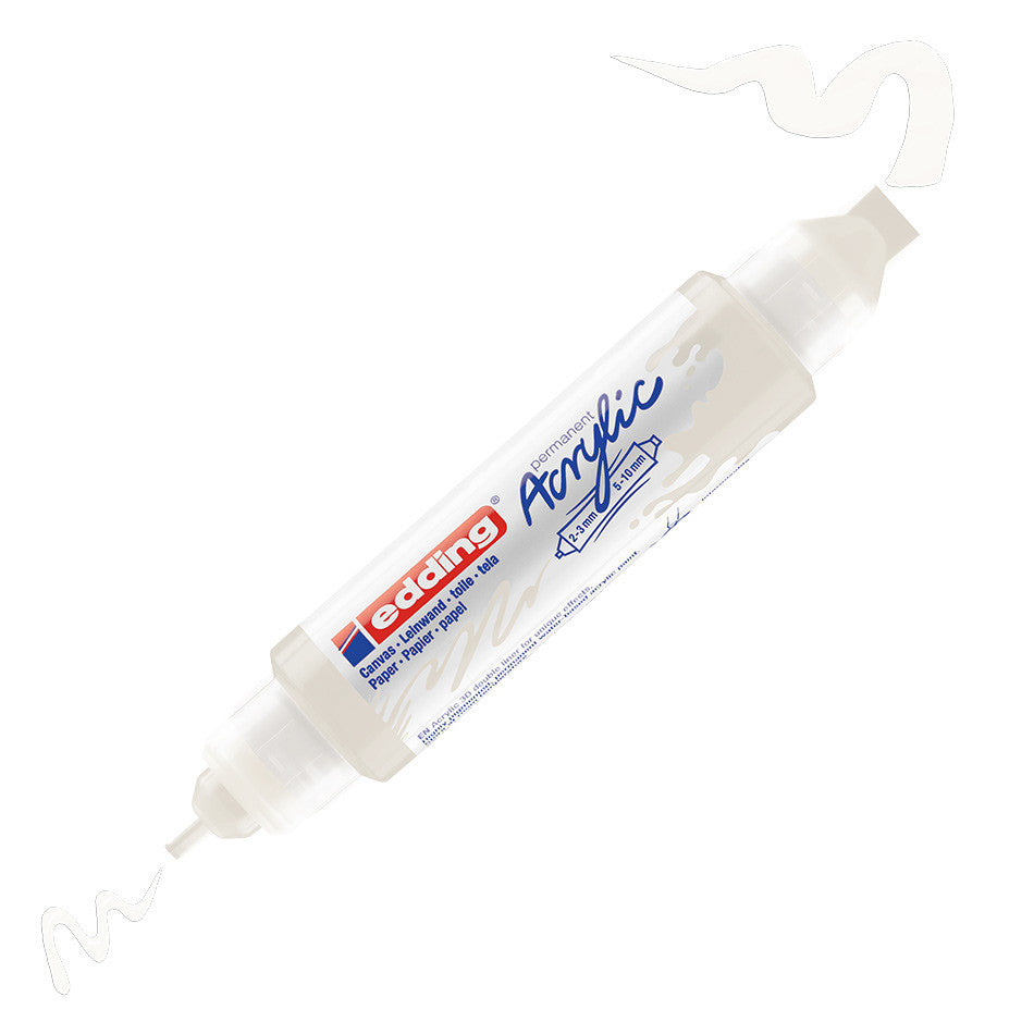 edding 5400 Acrylic 3D Double Liner - Premium Paint Marker for DIY Crafts, Signage & Art Projects - Perfect for Glass, Metal, Wood & Canvas Surfaces