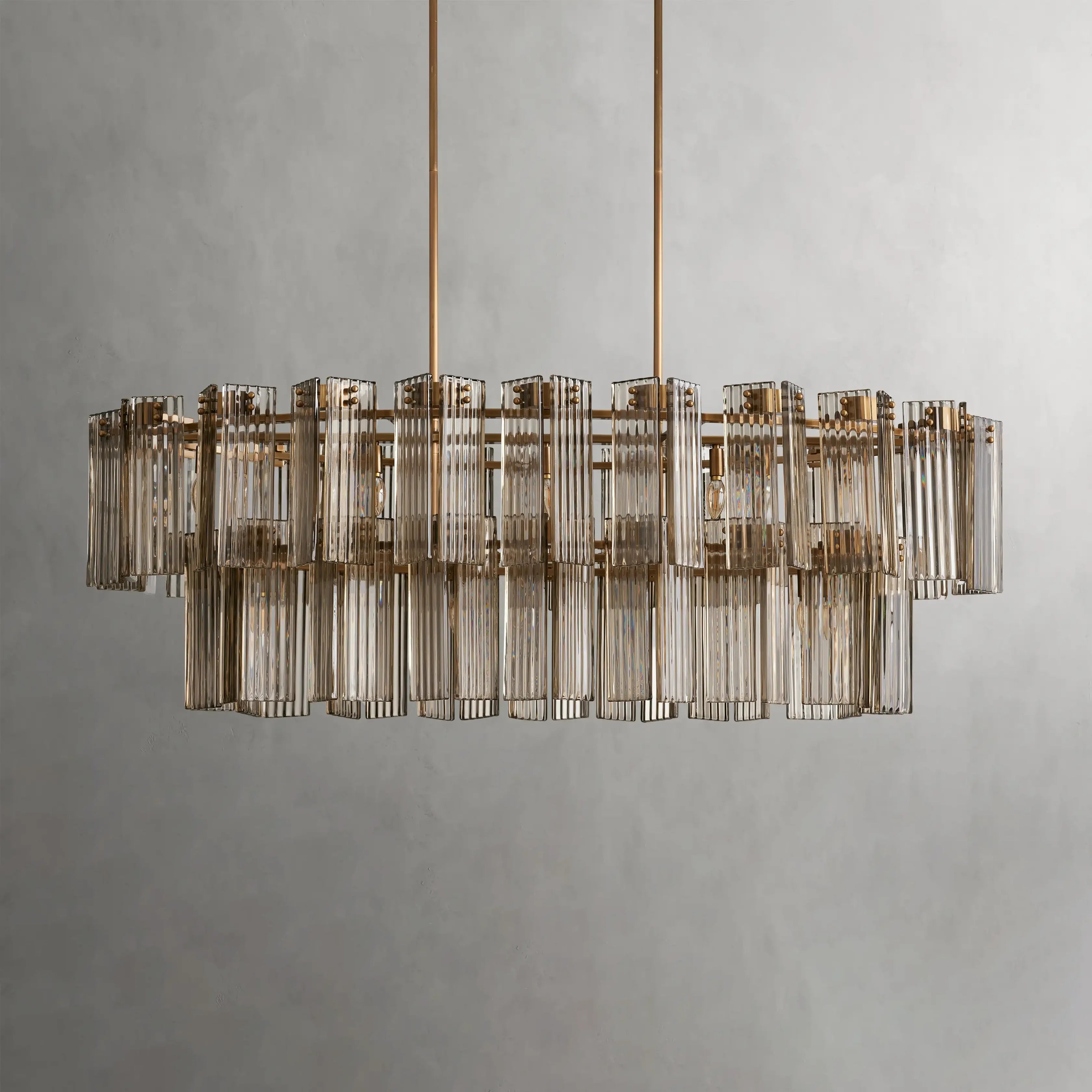 Delsie Oval Crystal Chandelier - 51