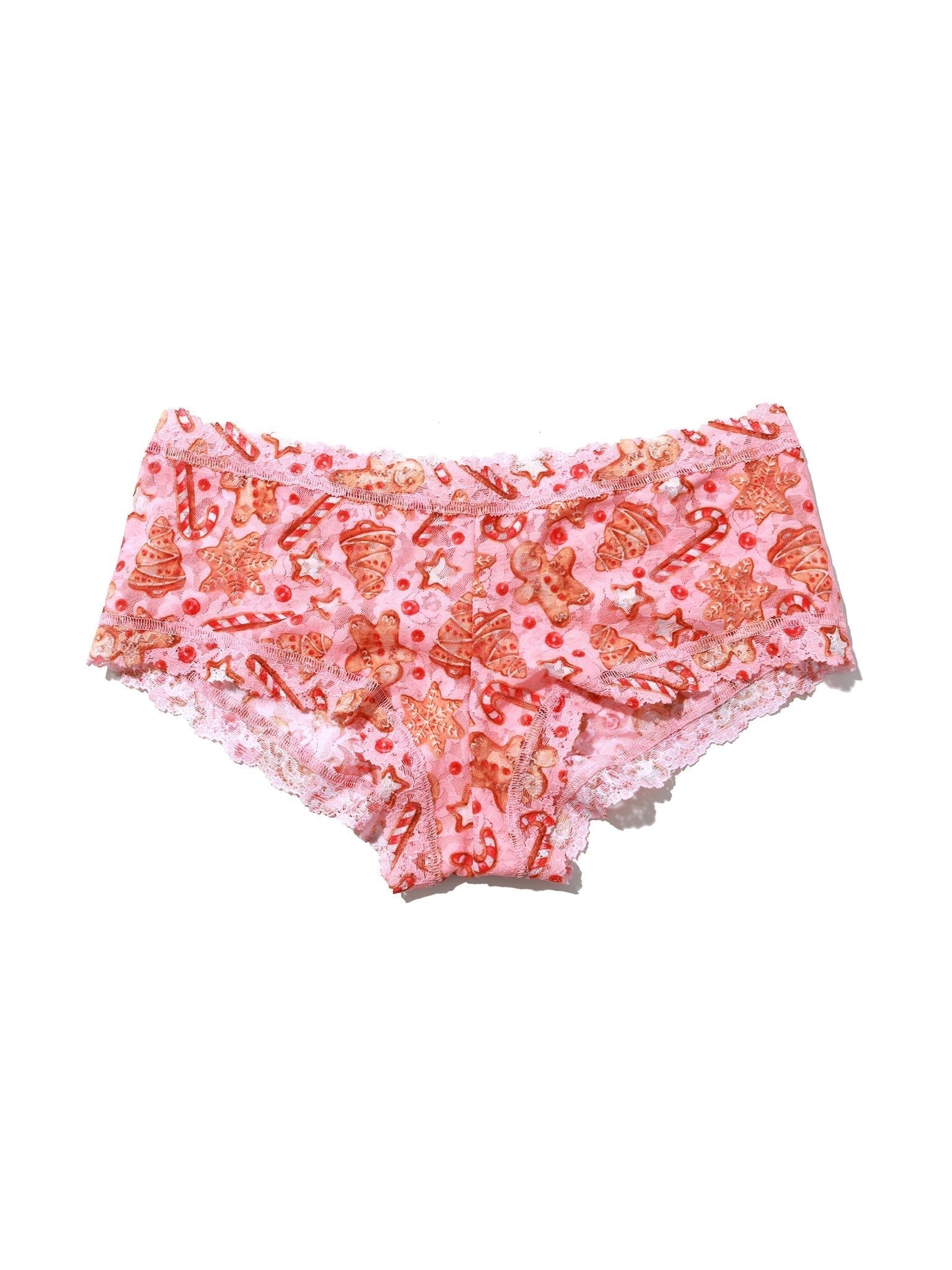 Printed Signature Lace® Boyshorts - Comfortable Women's Underwear for Everyday Wear | Perfect for Sleep, Lounge & Casual Outfits