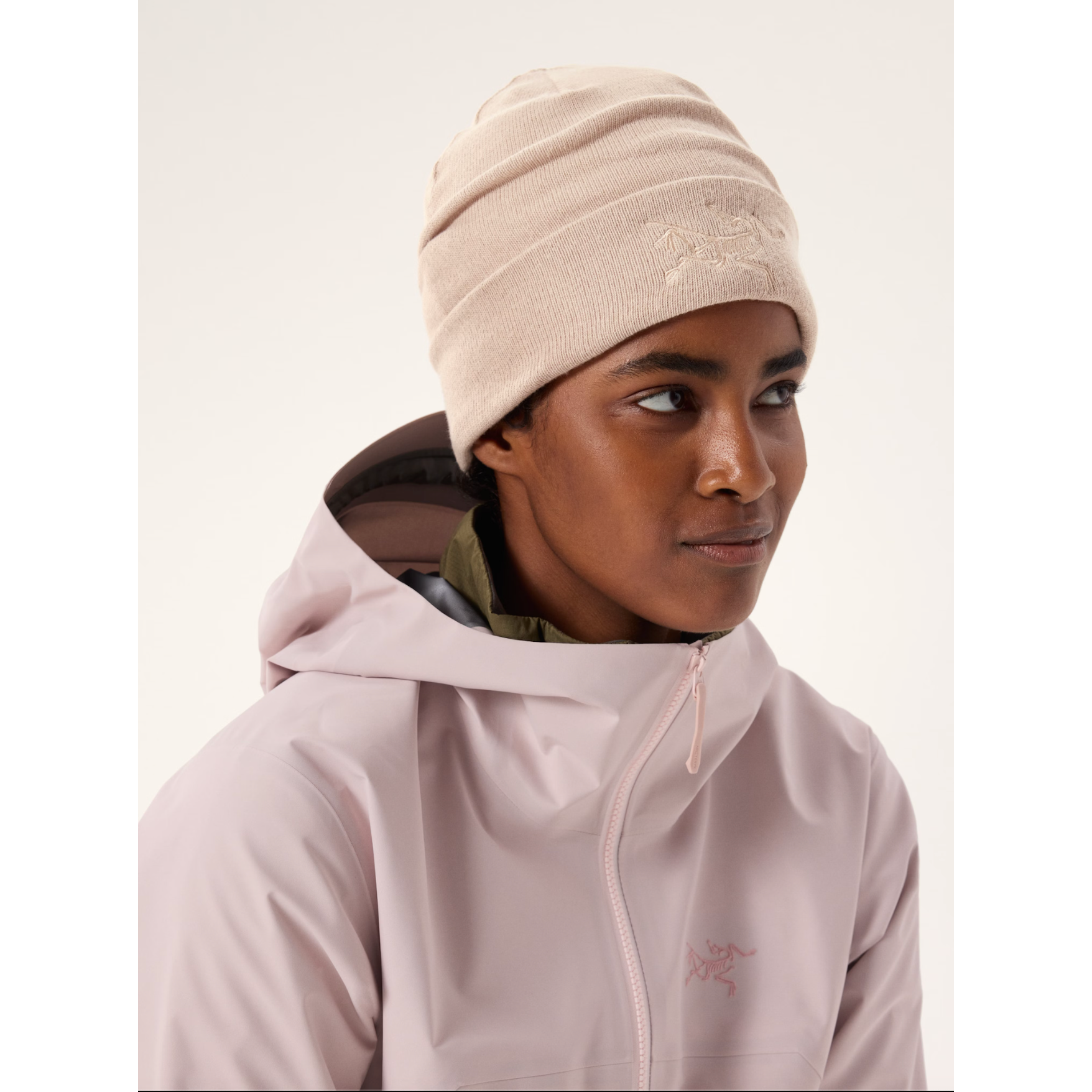 Arc'teryx Embroidered Bird Logo Beanie - Warm Winter Hat for Men & Women - Perfect for Skiing, Hiking & Outdoor Activities
