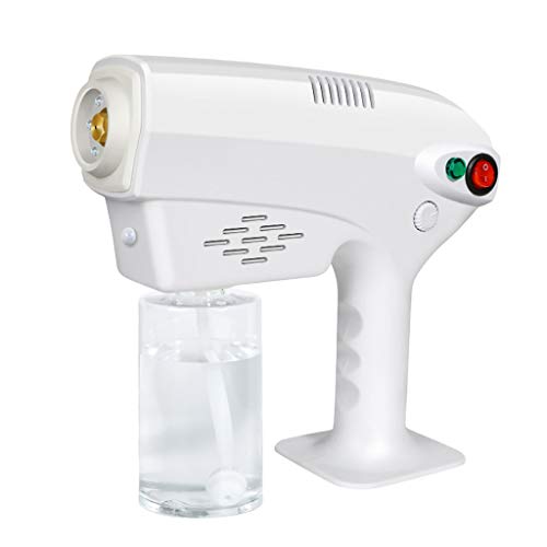 BEIUFRHOWQ 300ml Portable Nano Hair Spray Bottle - 1200W Multifunctional Atomizer for Hair Styling, Home, Office & Hospital Use - Plug-in & Rechargeable (White) - Perfect for Travel, Salon & Daily Hair Care