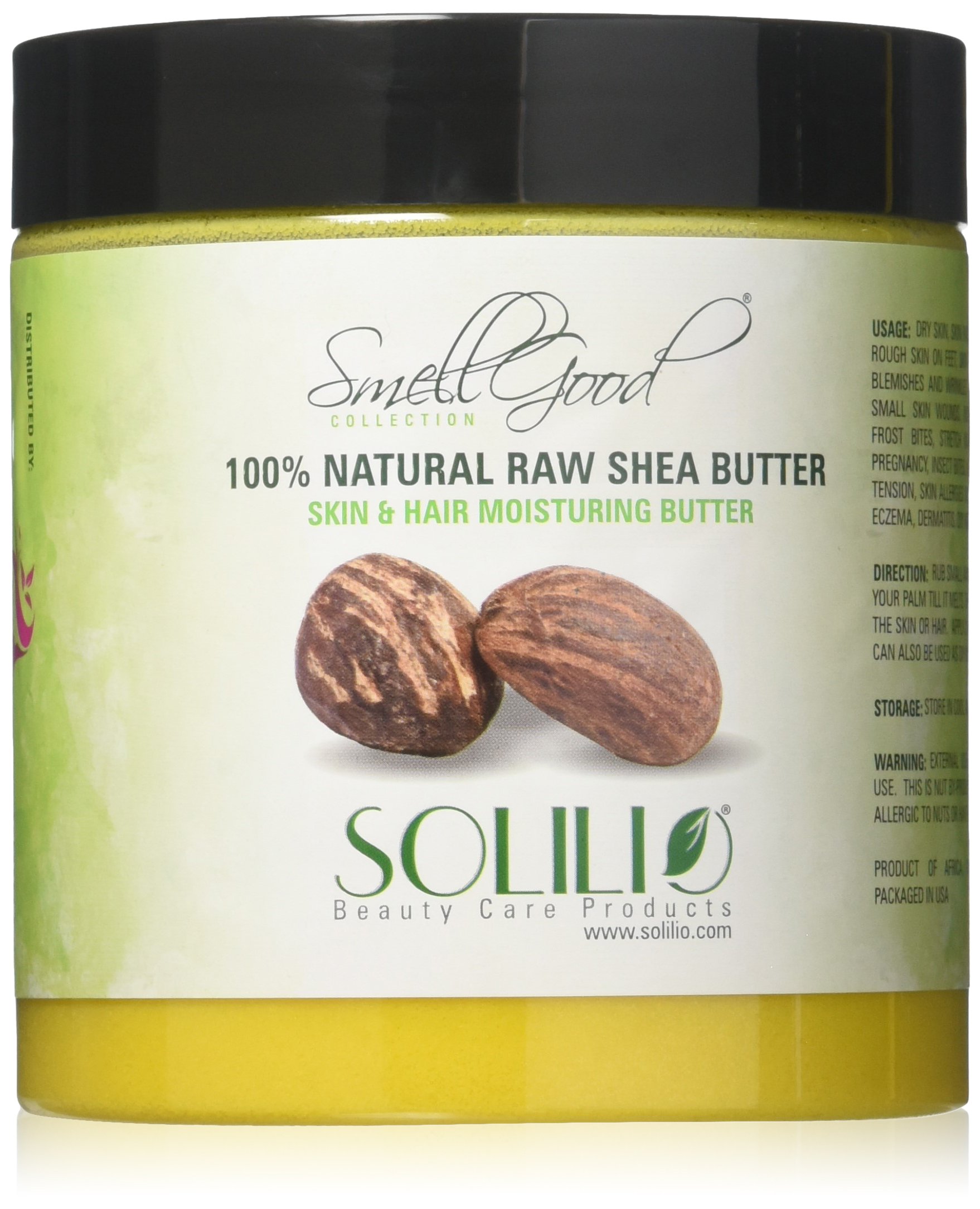 Organic African Shea Butter 32oz (2 Pack) - 100% Pure, Unrefined, Yellow for Skin & Hair Care - Perfect for Moisturizing, Stretch Marks & Natural Beauty Routine